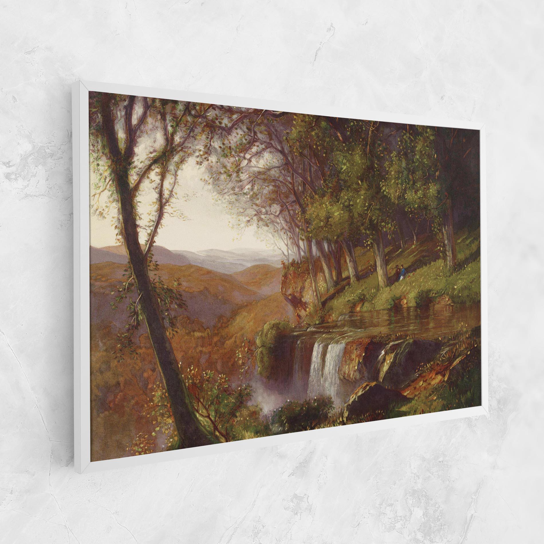 Tablou Canvas Waterfall Painting mockup 1