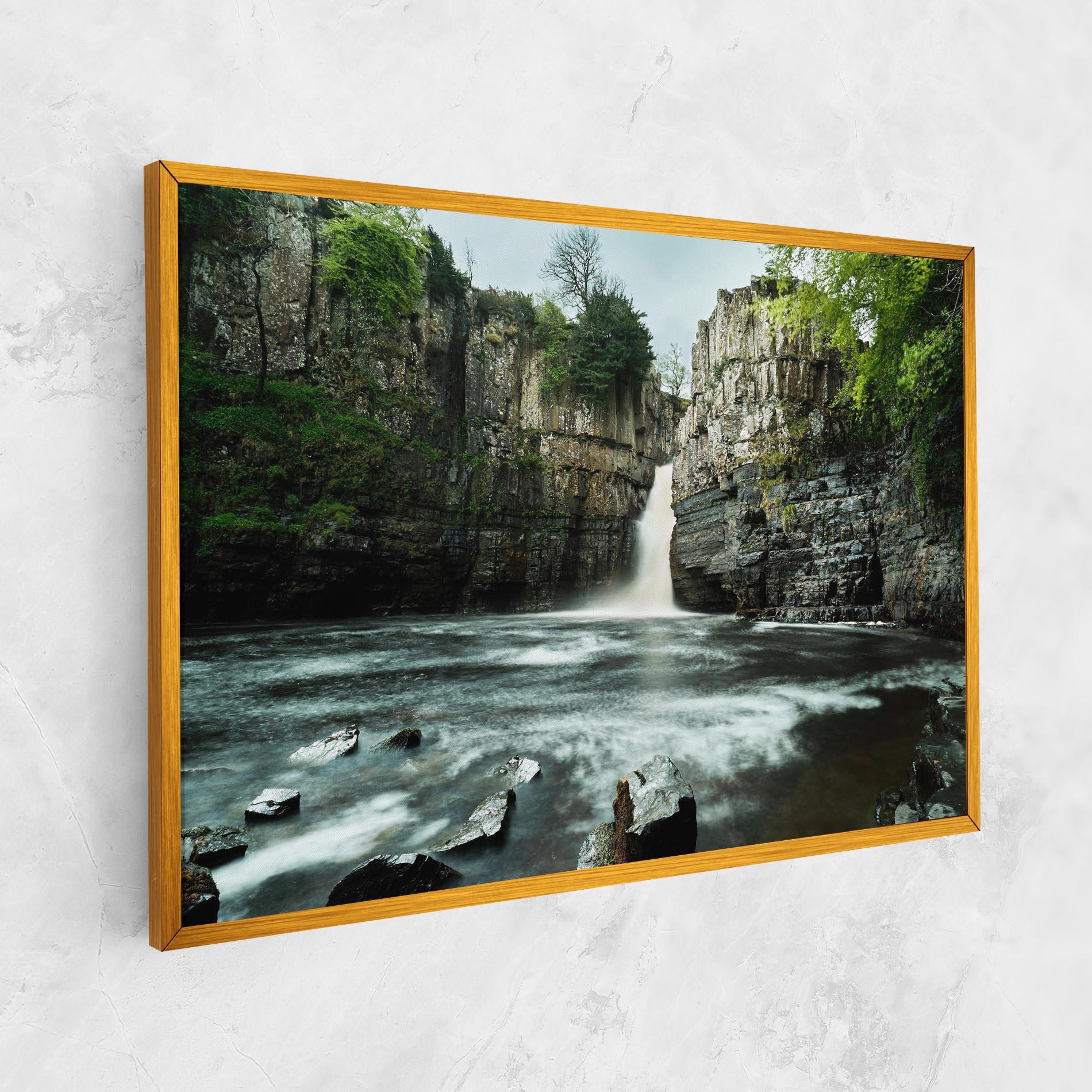 Tablou Canvas Beautiful Water Falling mockup 1