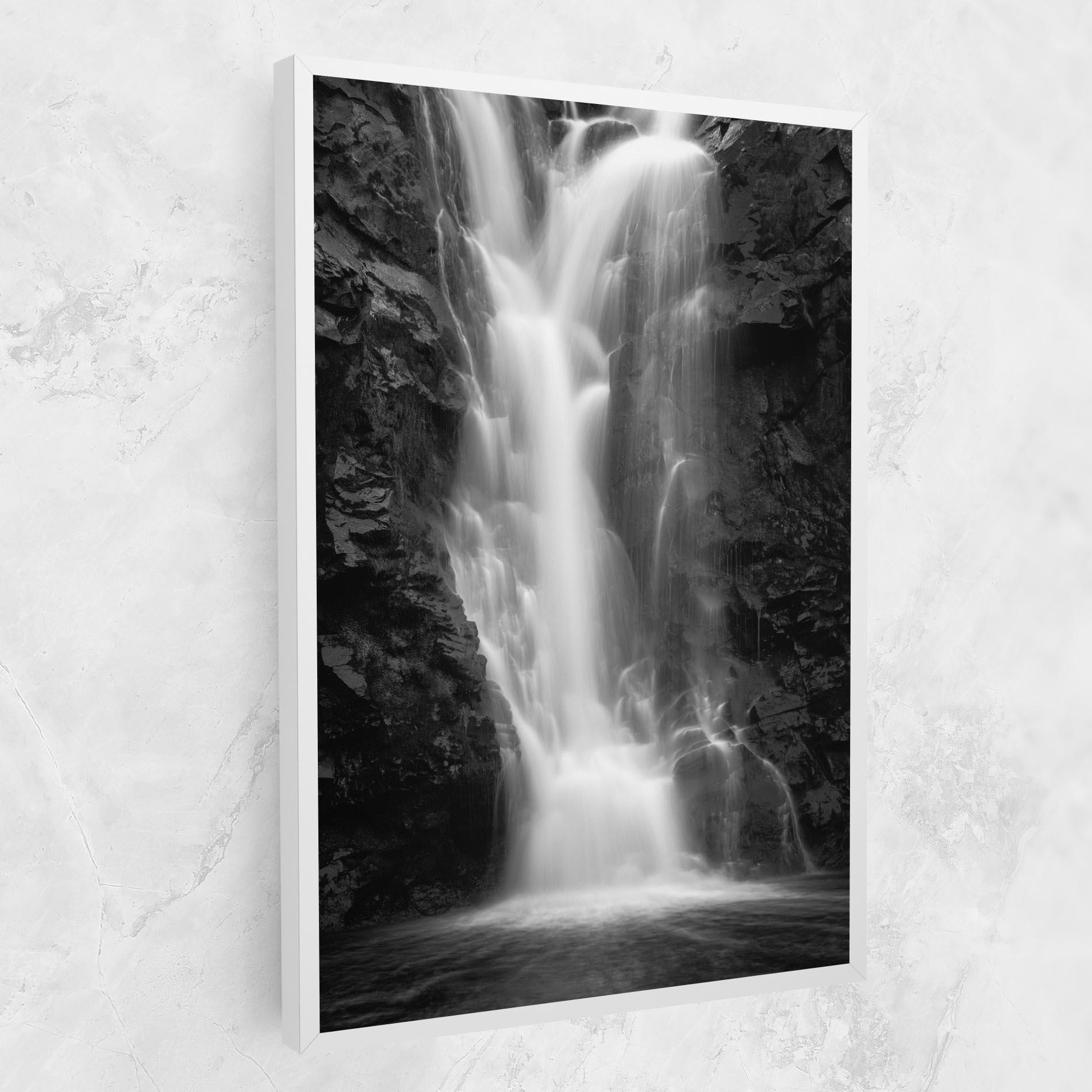 Tablou Canvas Black Rock Waterfall View mockup 1