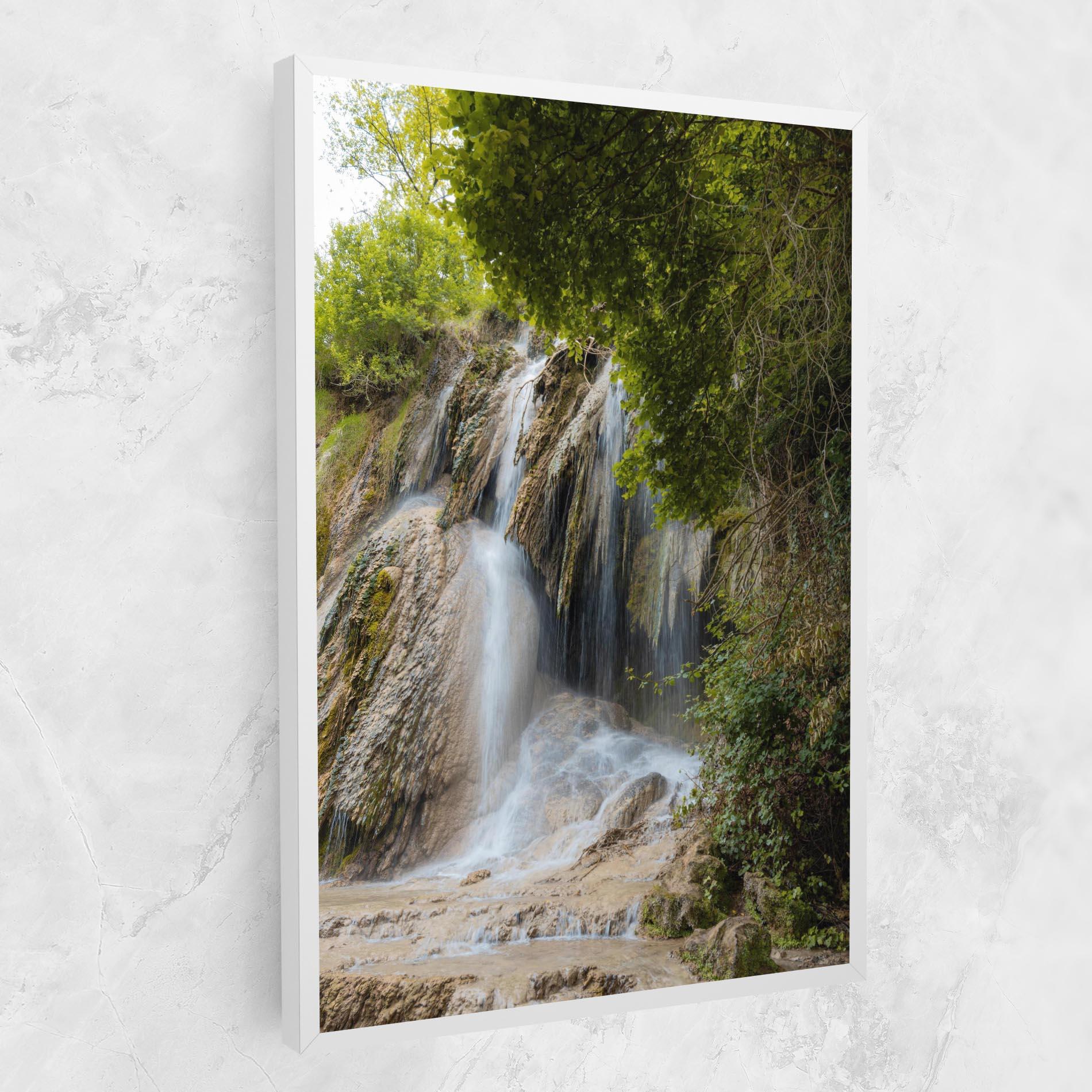 Tablou Canvas Forest Waterfall View mockup 1