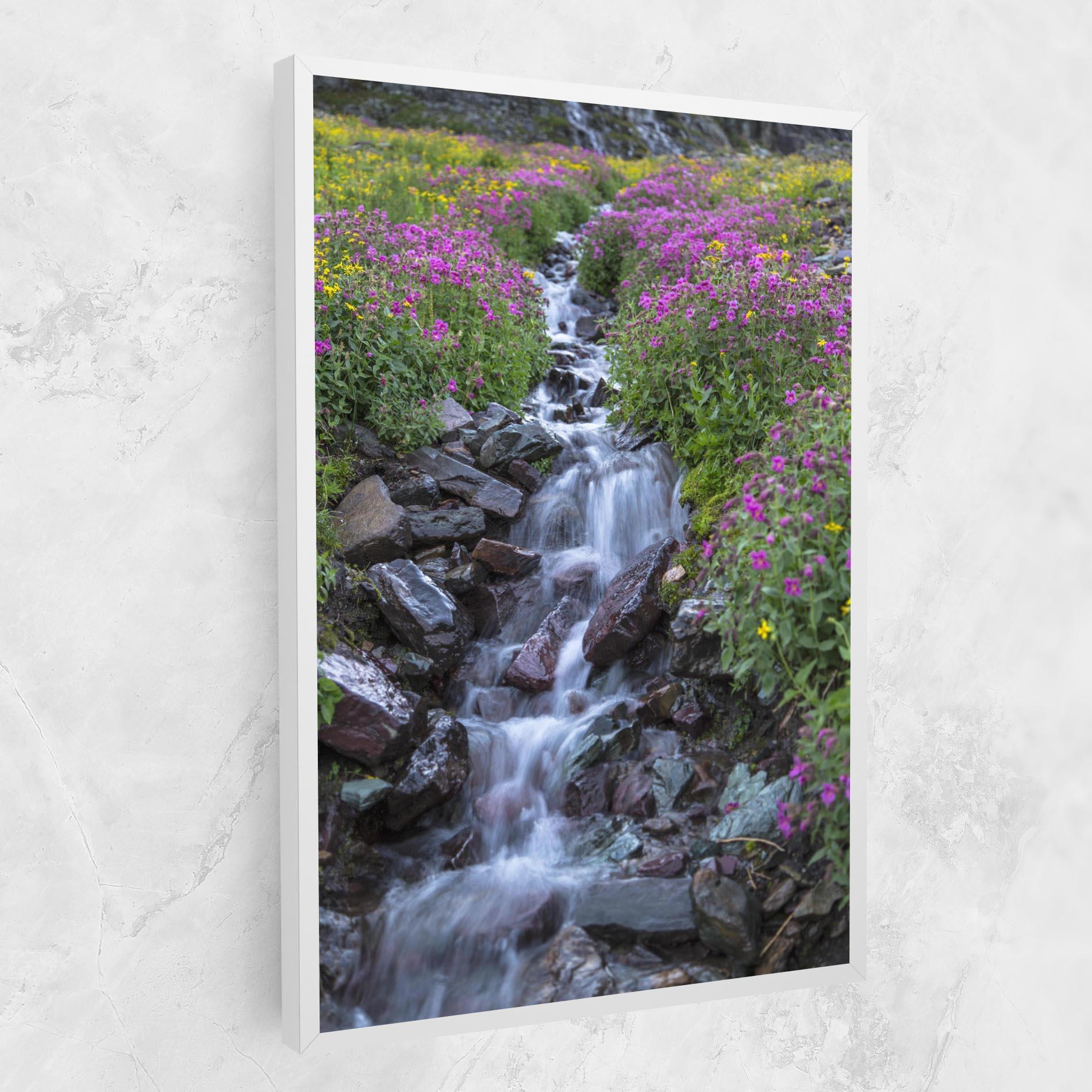 Tablou Canvas Water Falling Field mockup 1