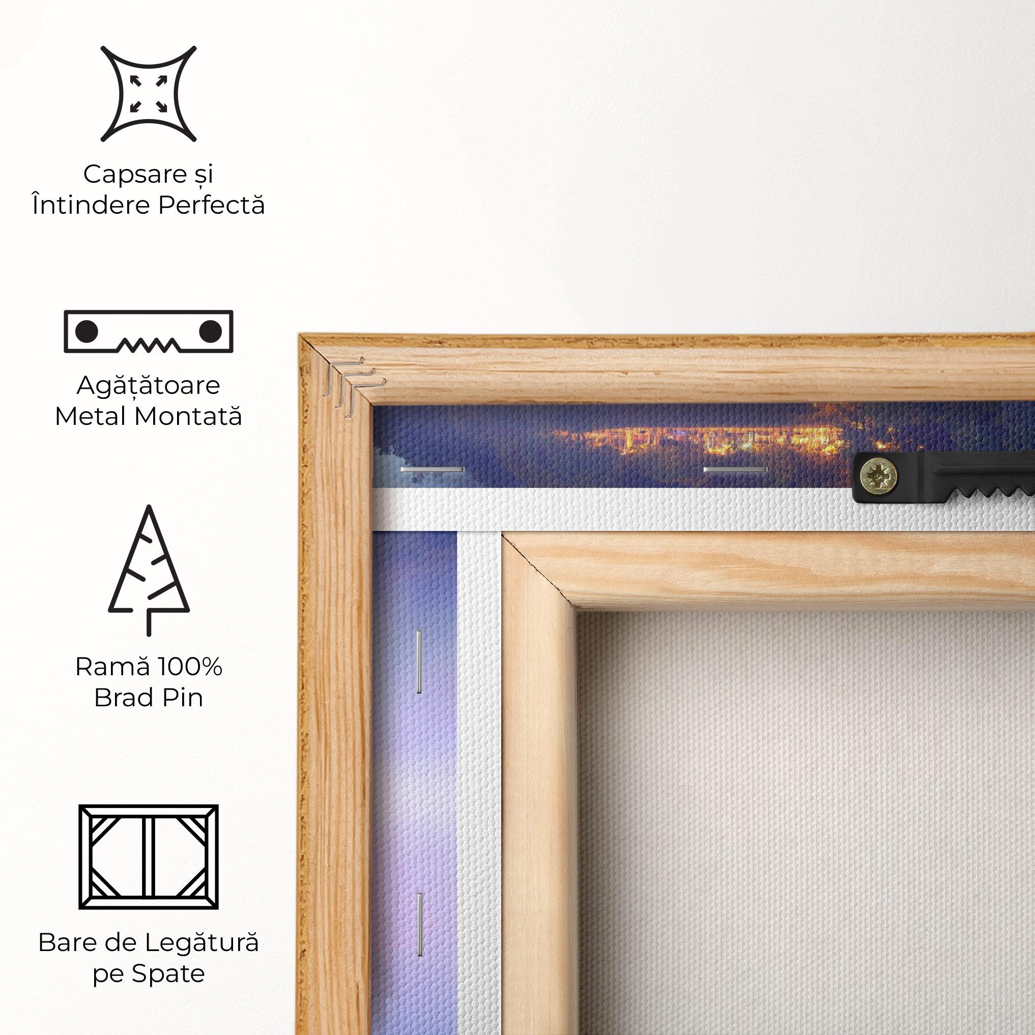 Tablou Canvas Dreamy Purple Waterfall mockup 5