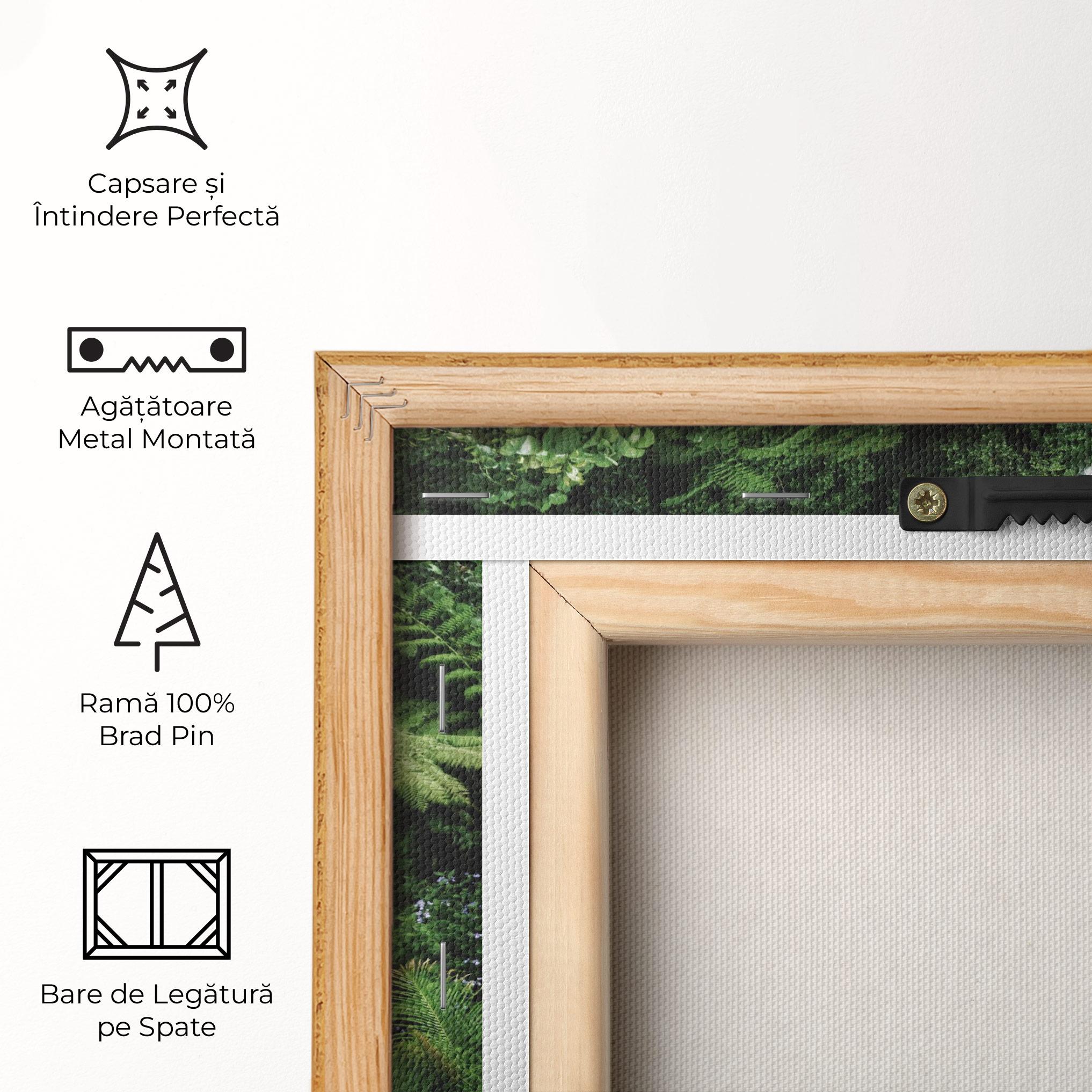 Tablou Canvas Green Nature Waterfall mockup 5