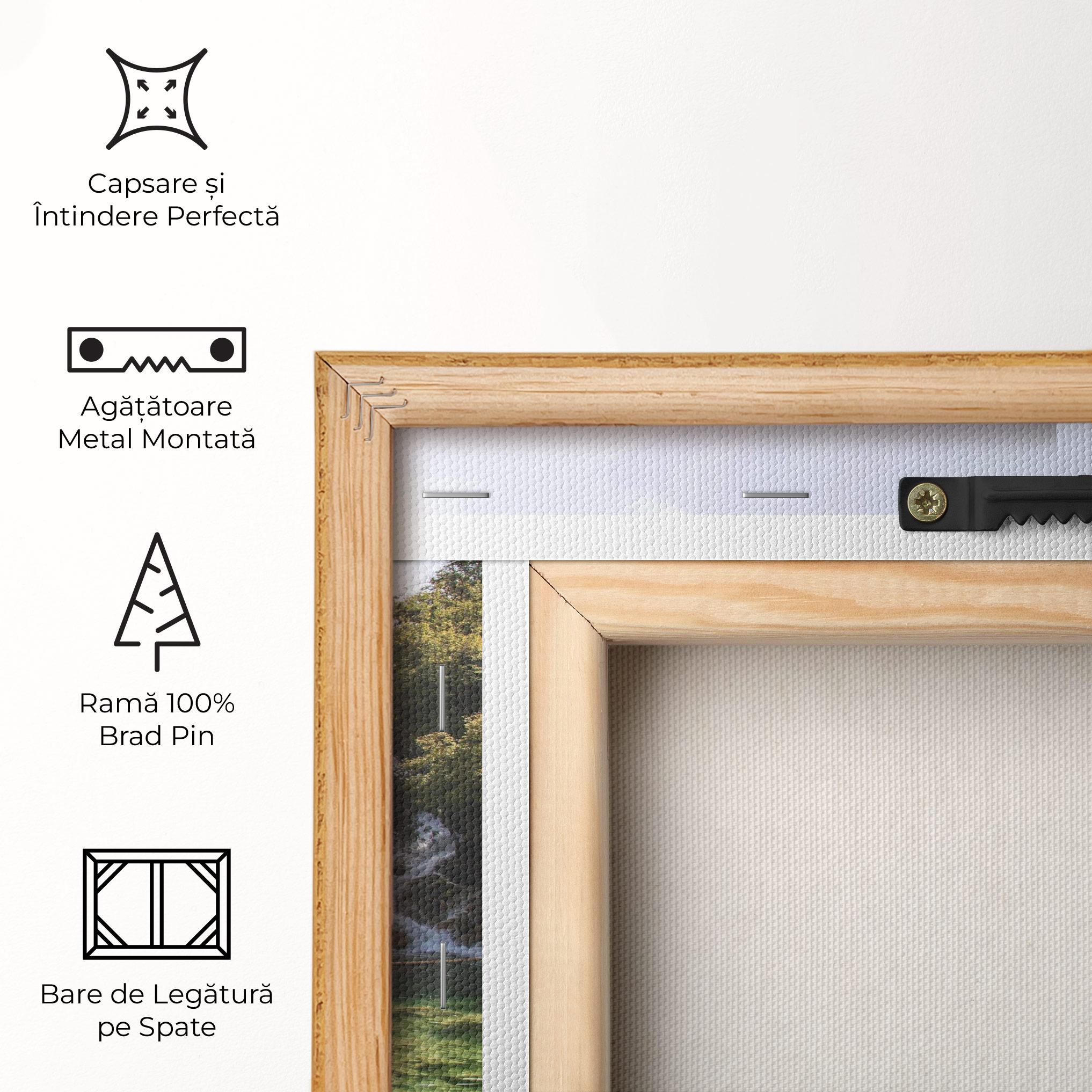 Tablou Canvas Green Waterfall mockup 5