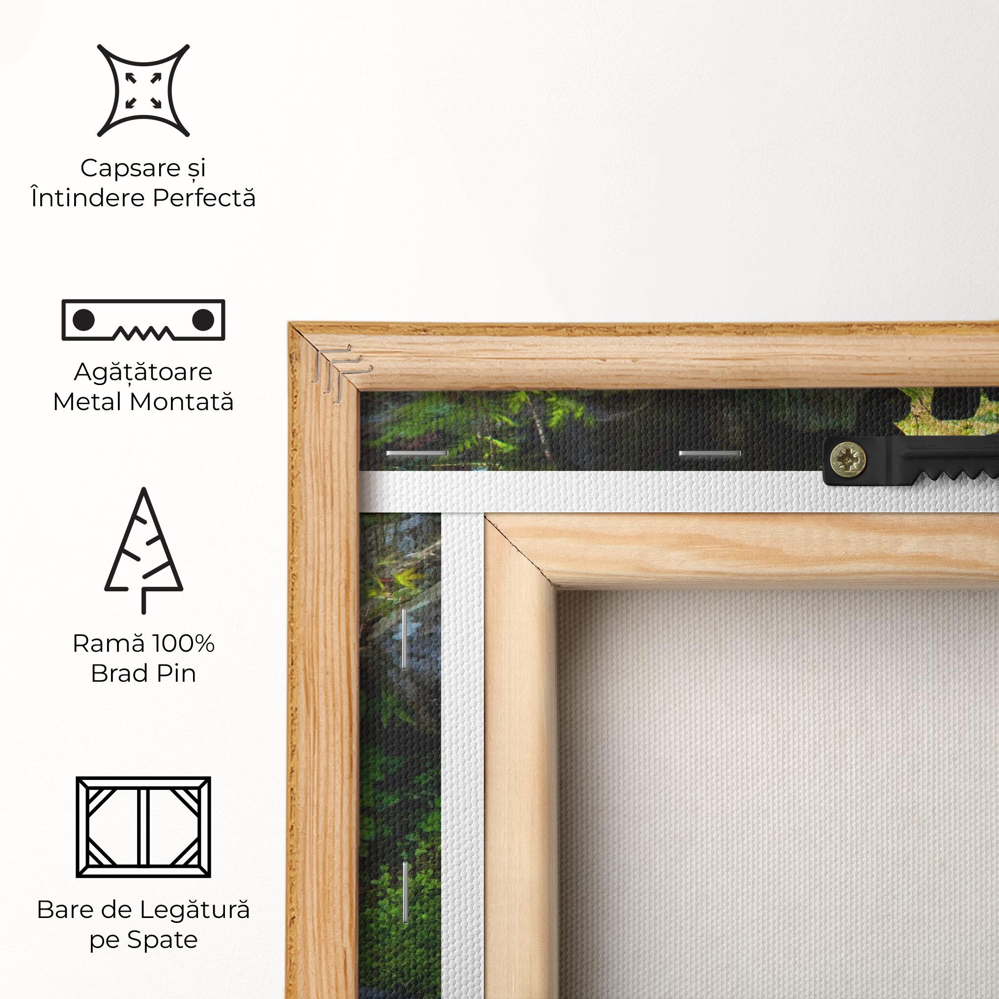 Tablou Canvas Jungle View Waterfall mockup 5