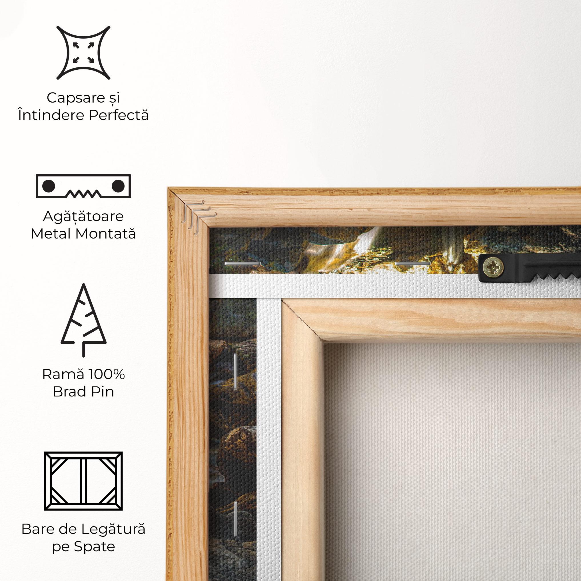 Tablou Canvas Nature Rocks Waterfall mockup 5