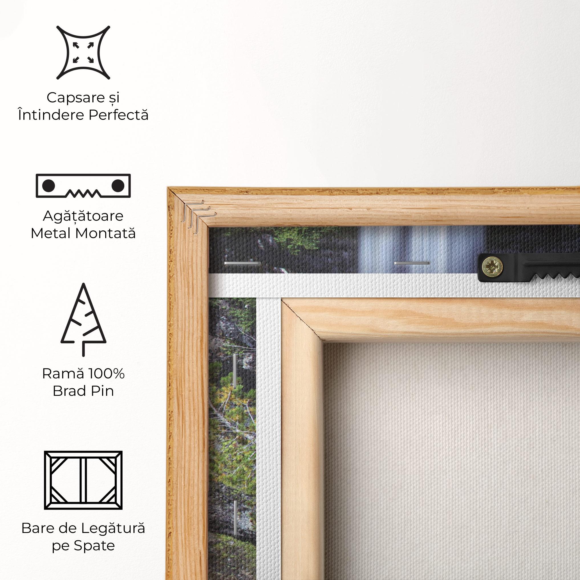 Tablou Canvas Pretty Rainbow Waterfall mockup 5