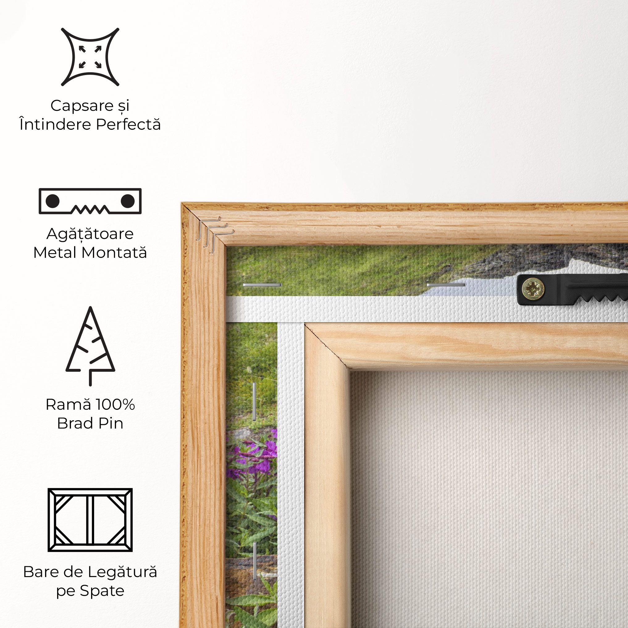 Purple Flowers Waterfall mockup 5