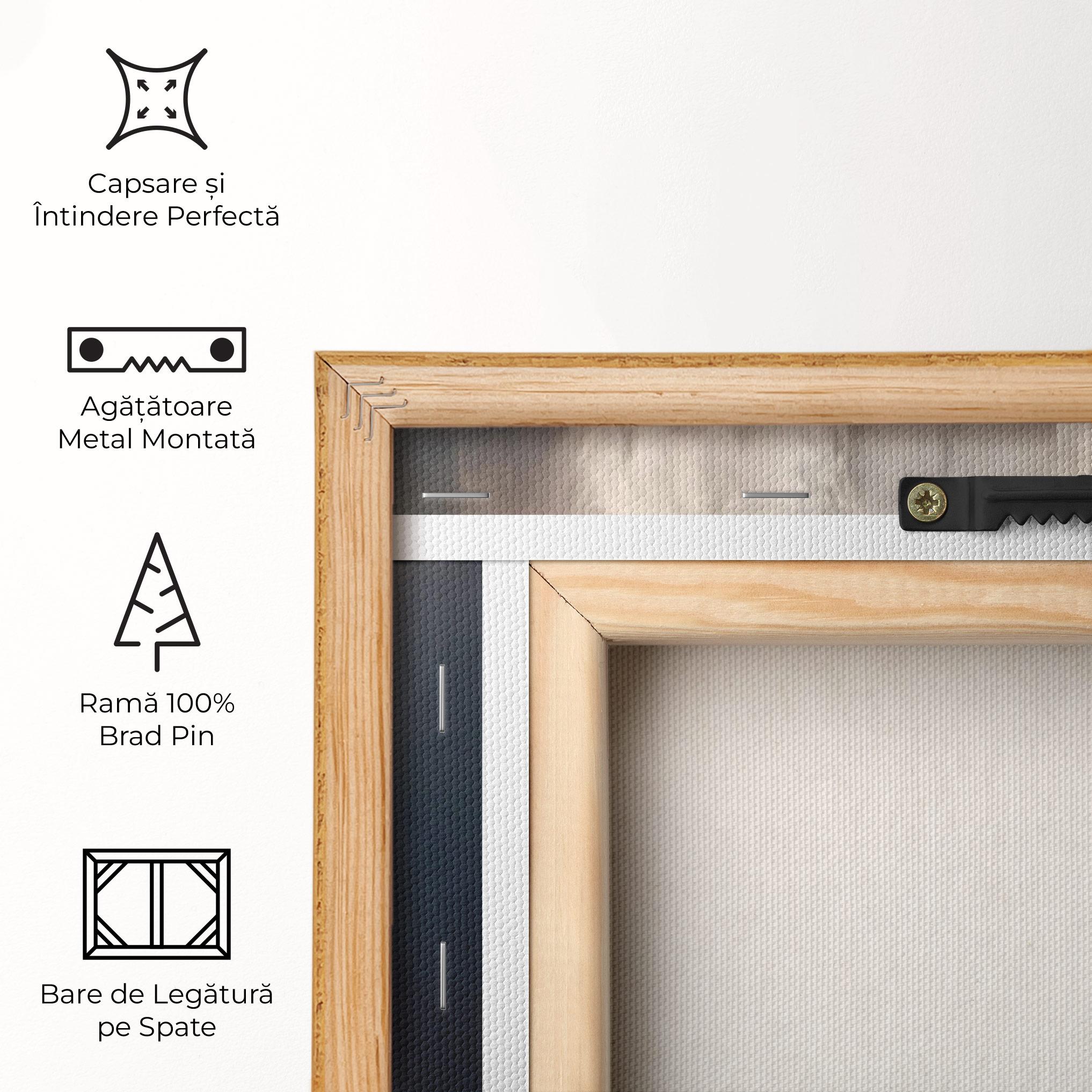 Tablou Canvas Small Man Waterfall mockup 5