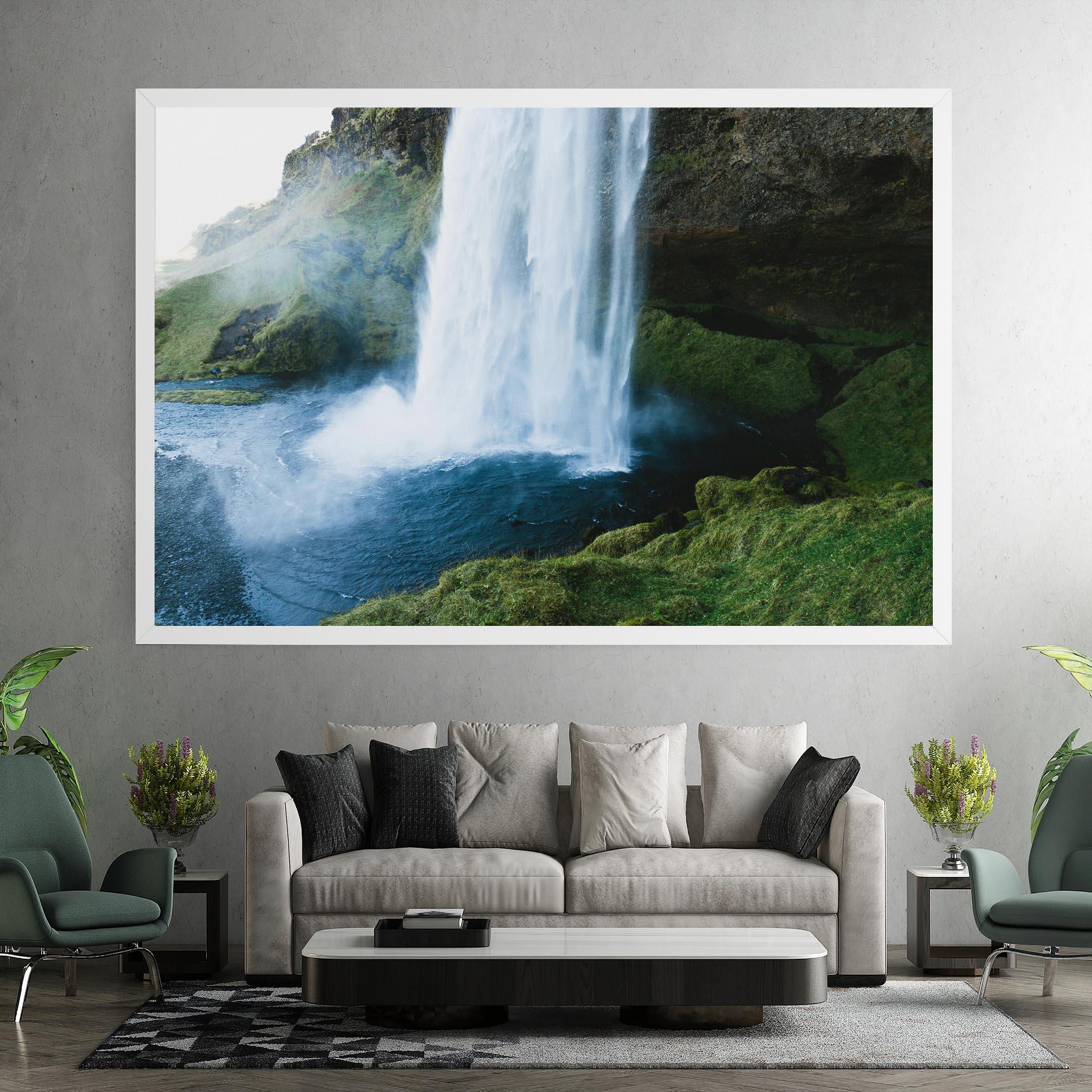Tablou Canvas Majestic Waterfall mockup 7