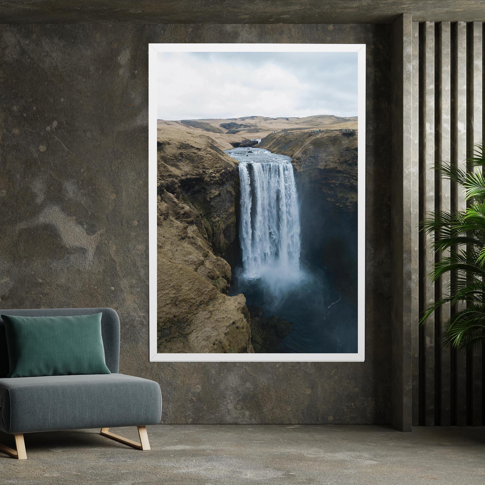 Tablou Canvas Desert Vibe Waterfall mockup 7