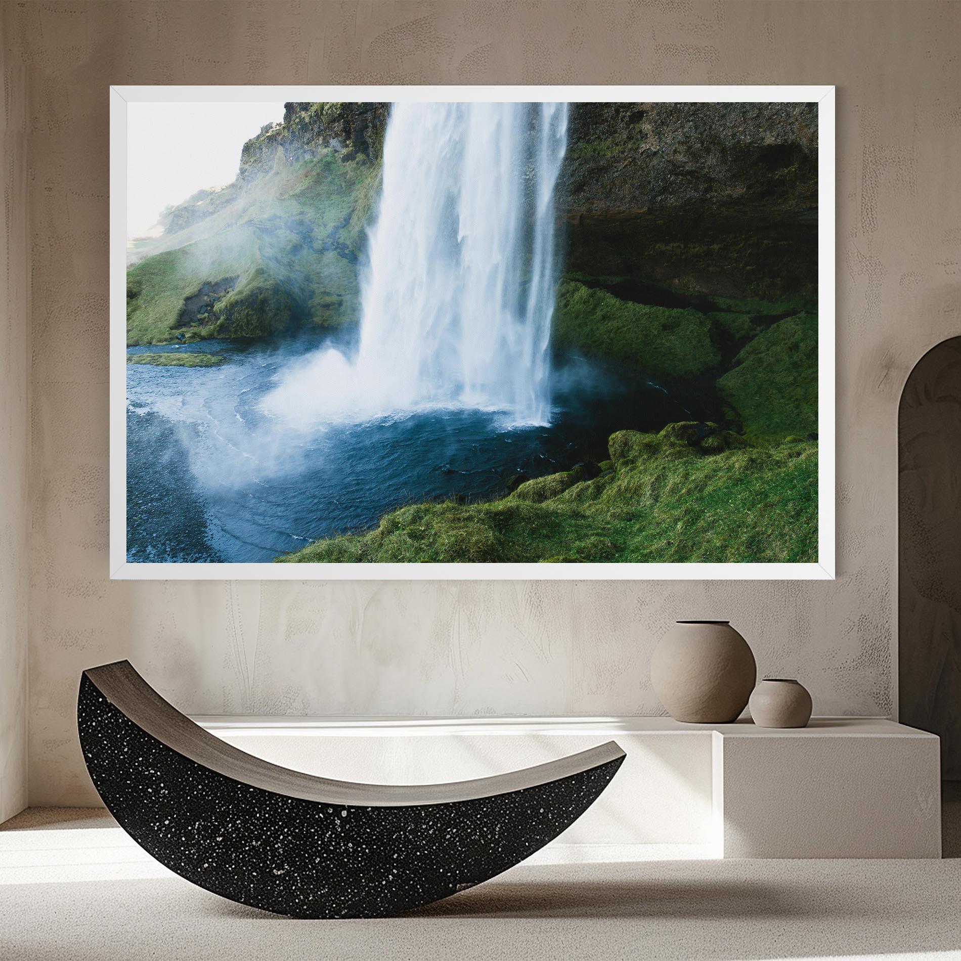 Tablou Canvas Majestic Waterfall mockup 8