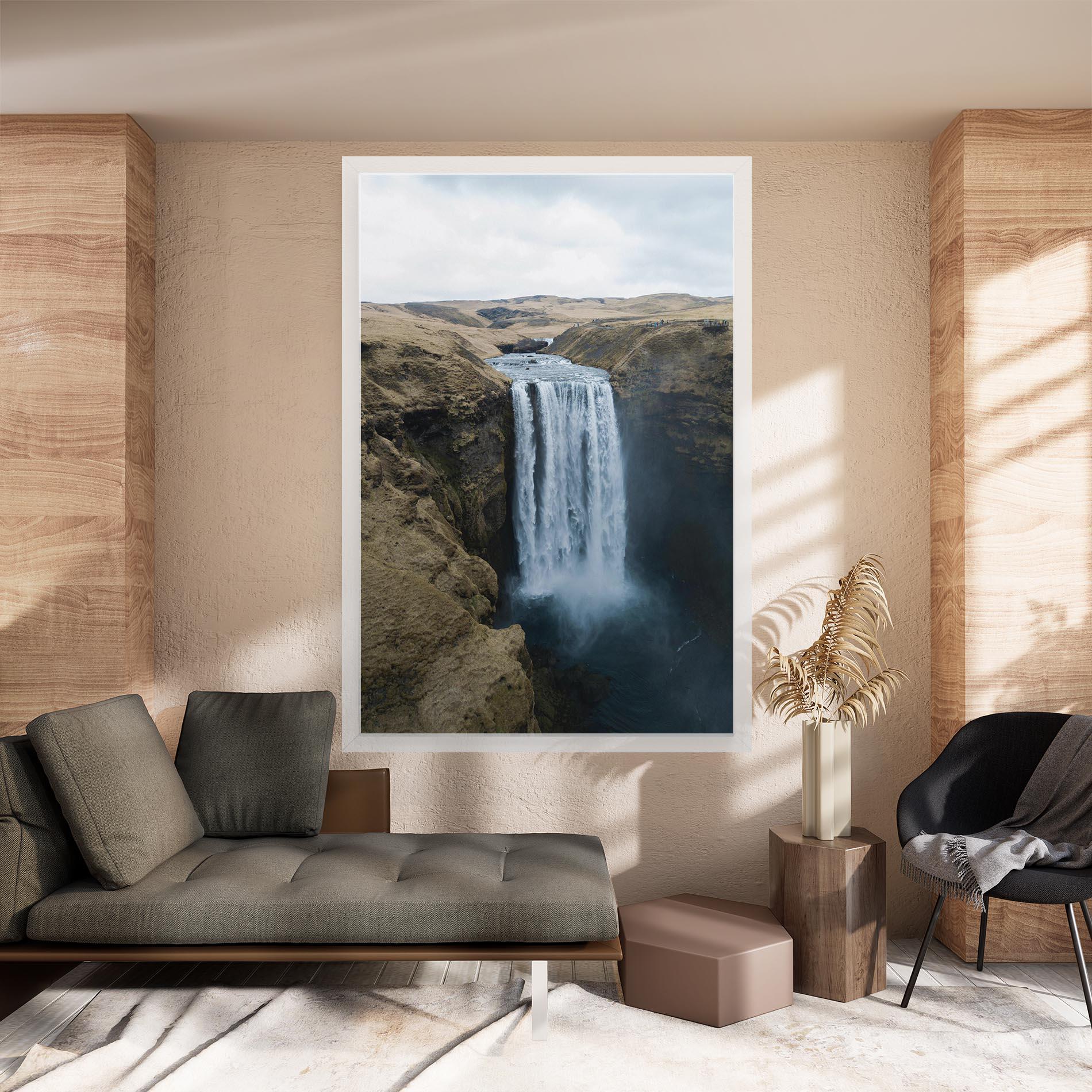 Tablou Canvas Desert Vibe Waterfall mockup 8