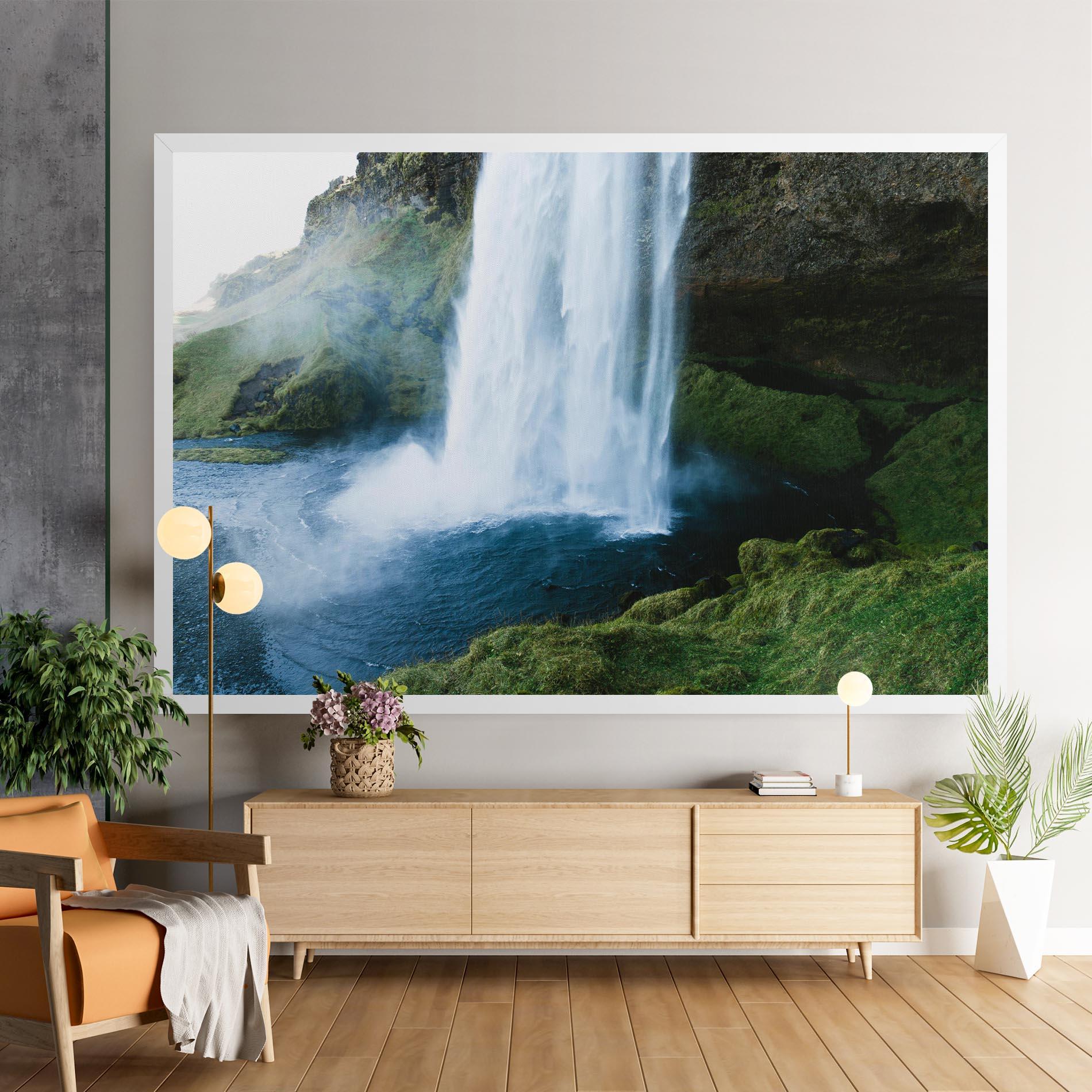 Tablou Canvas Majestic Waterfall mockup 9