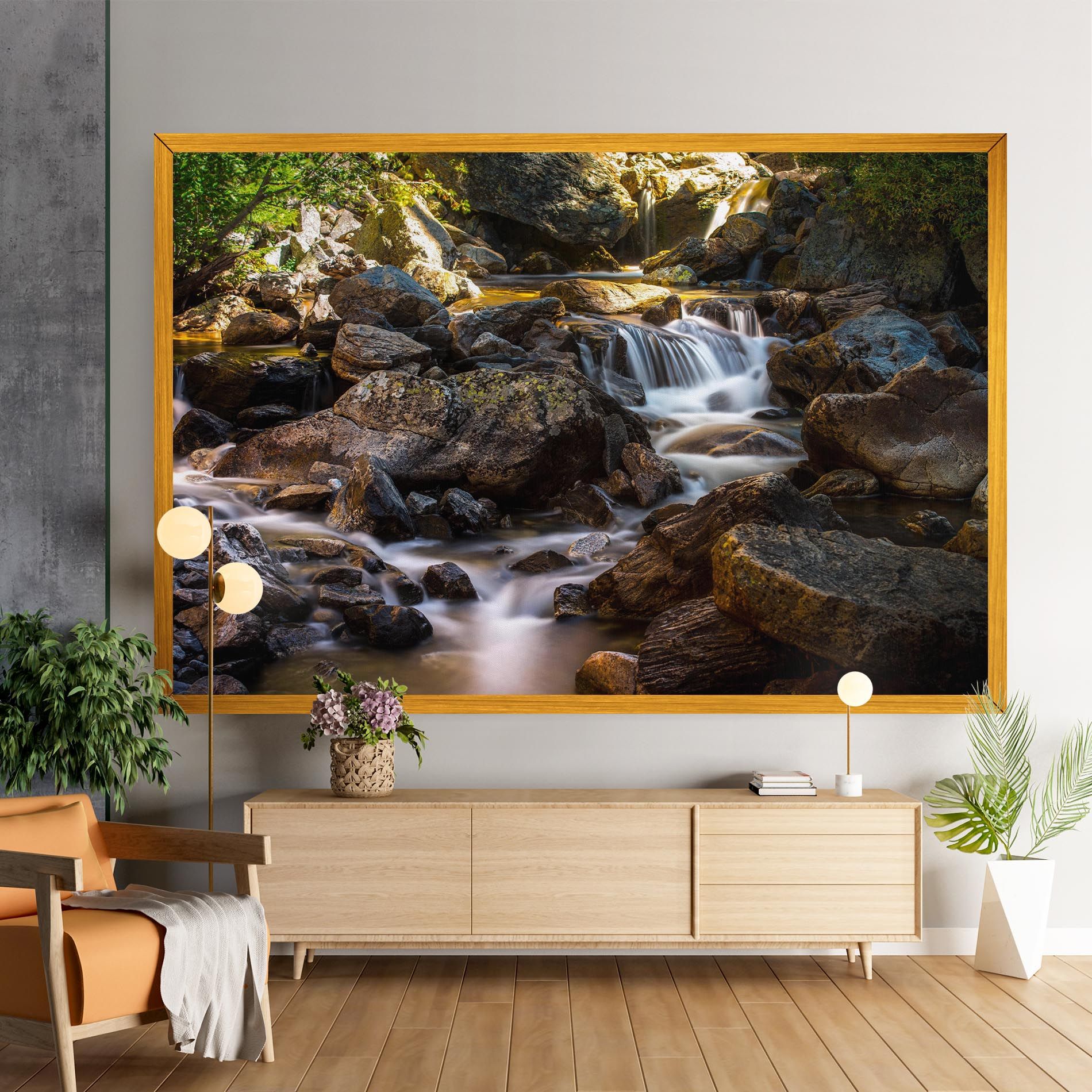 Nature Rocks Waterfall mockup 9