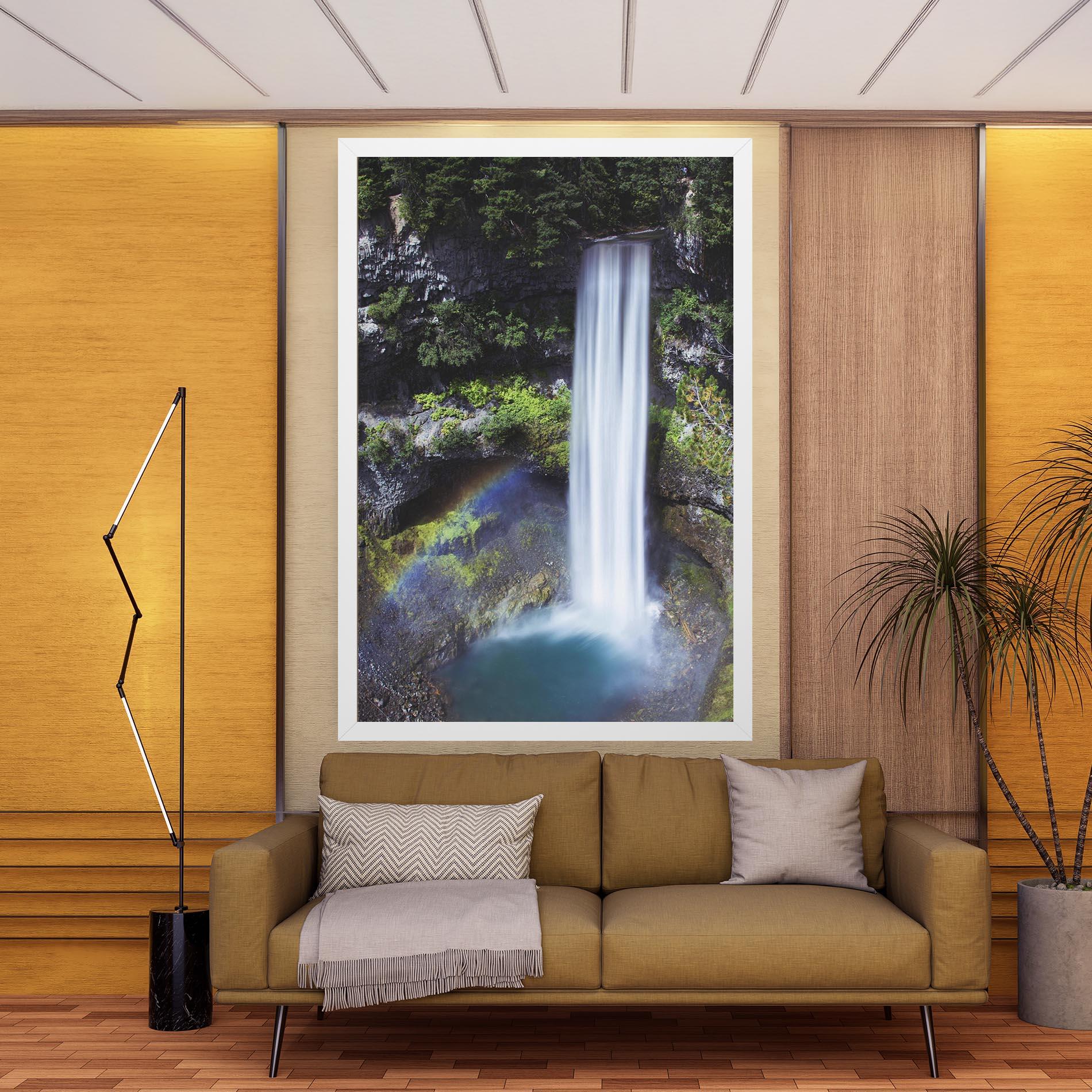 Tablou Canvas Pretty Rainbow Waterfall mockup 9