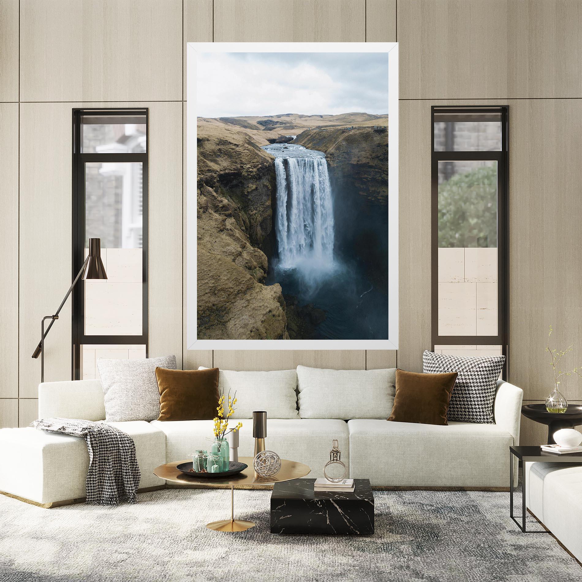 Tablou Canvas Desert Vibe Waterfall mockup 2