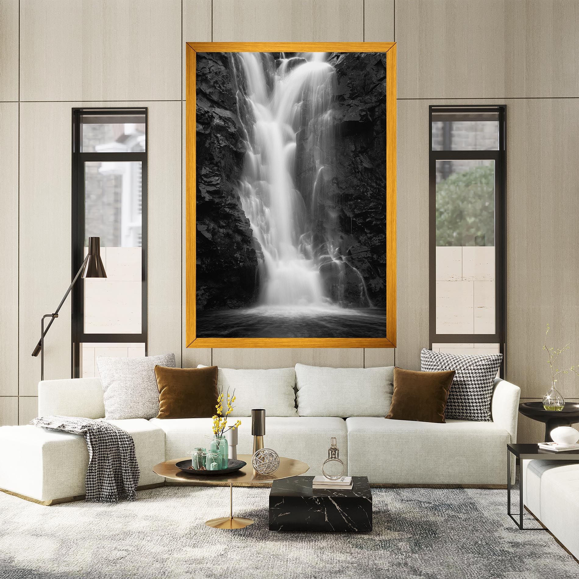 Black Rock Waterfall View mockup 2