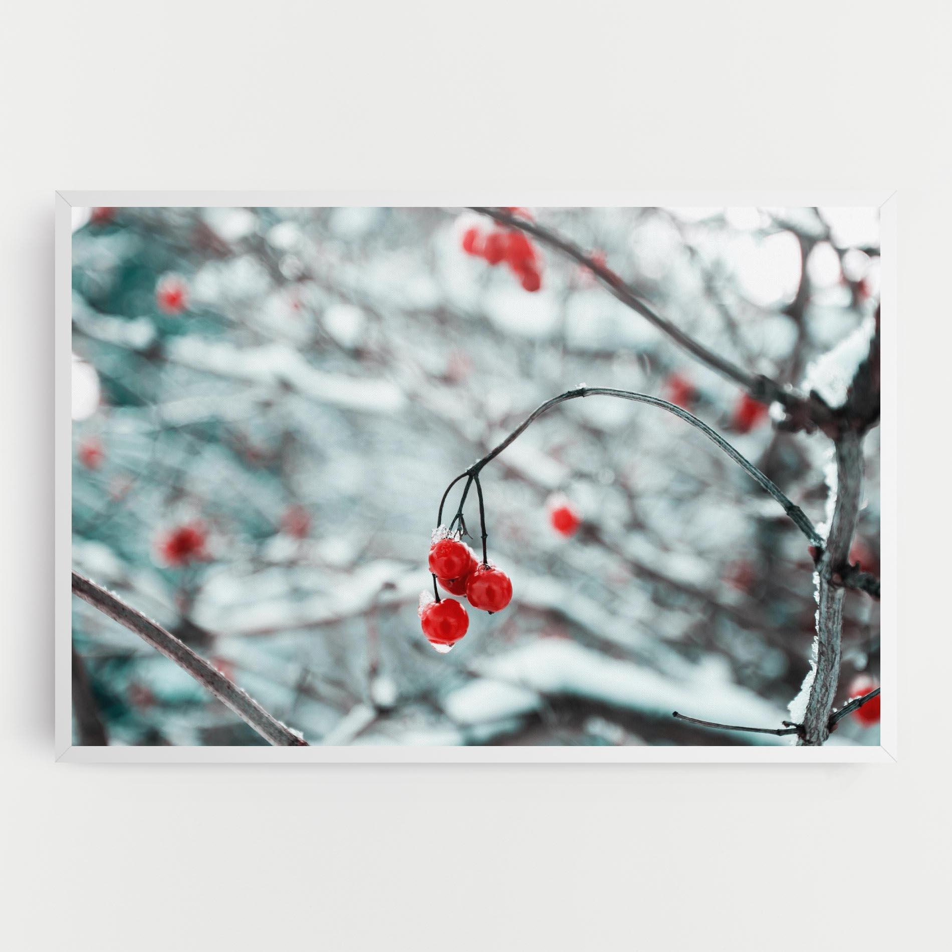 Tablou Canvas Snow Red Fruits mockup 0