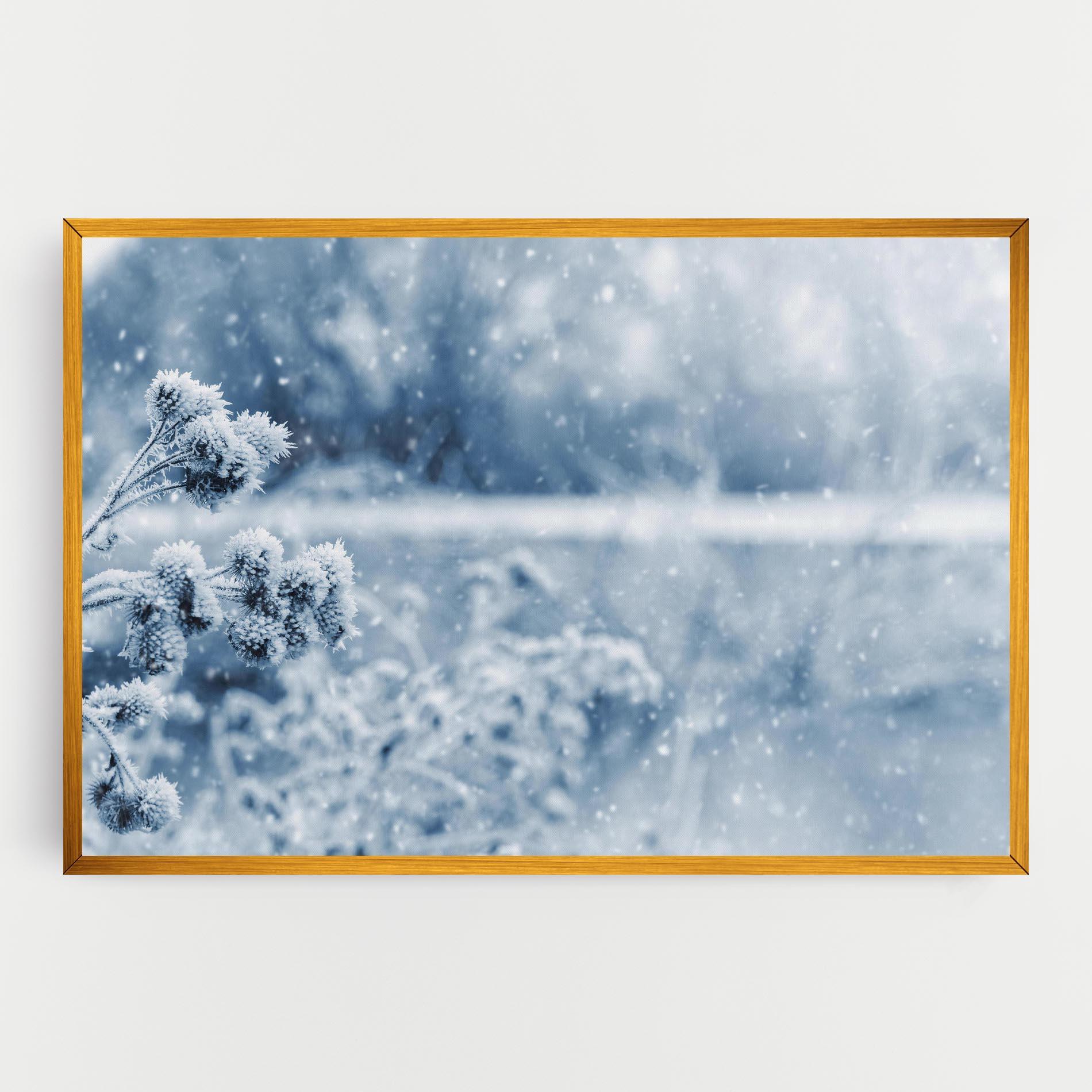 Tablou Canvas Pretty Winter Plants mockup 0