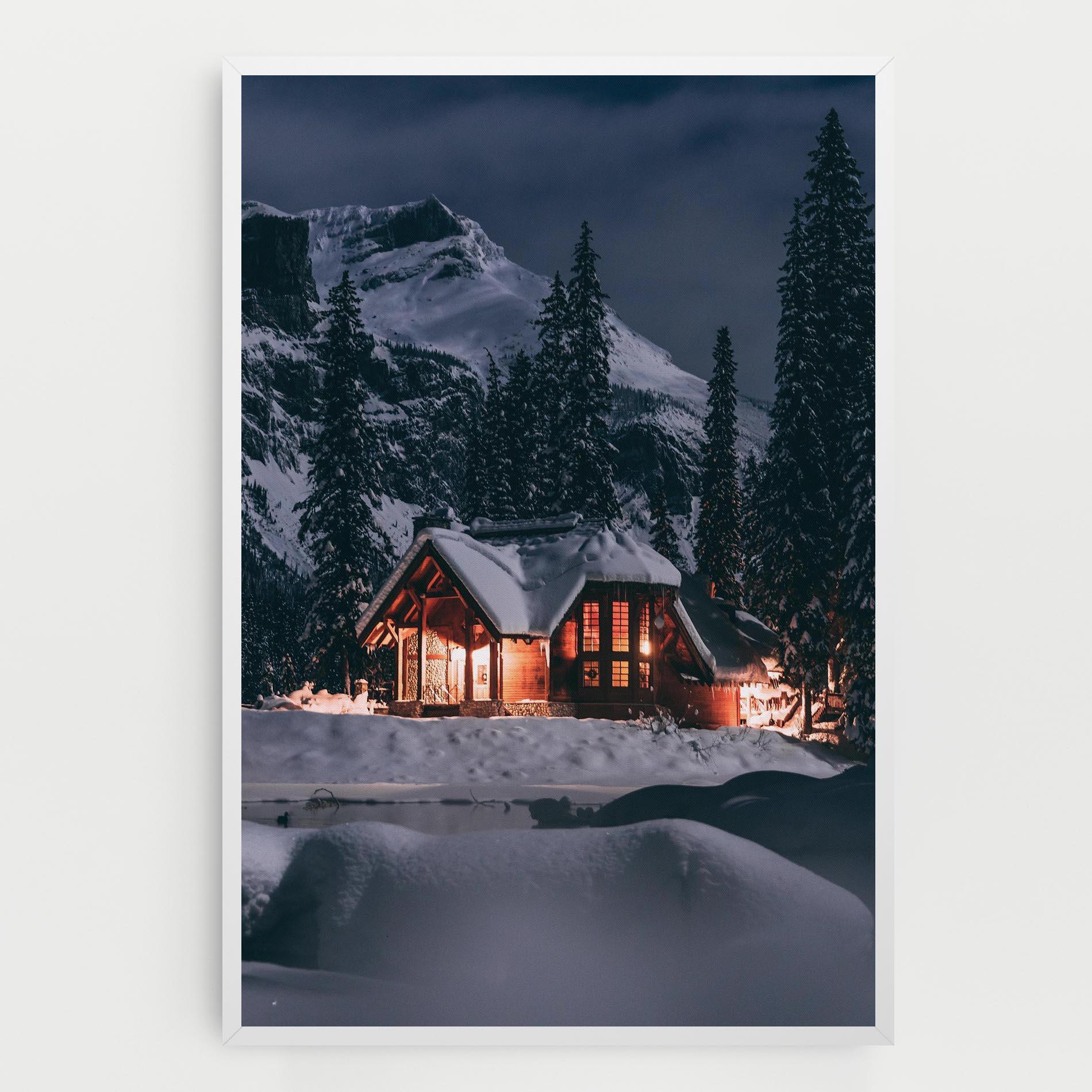 Tablou Canvas Winter House mockup 0