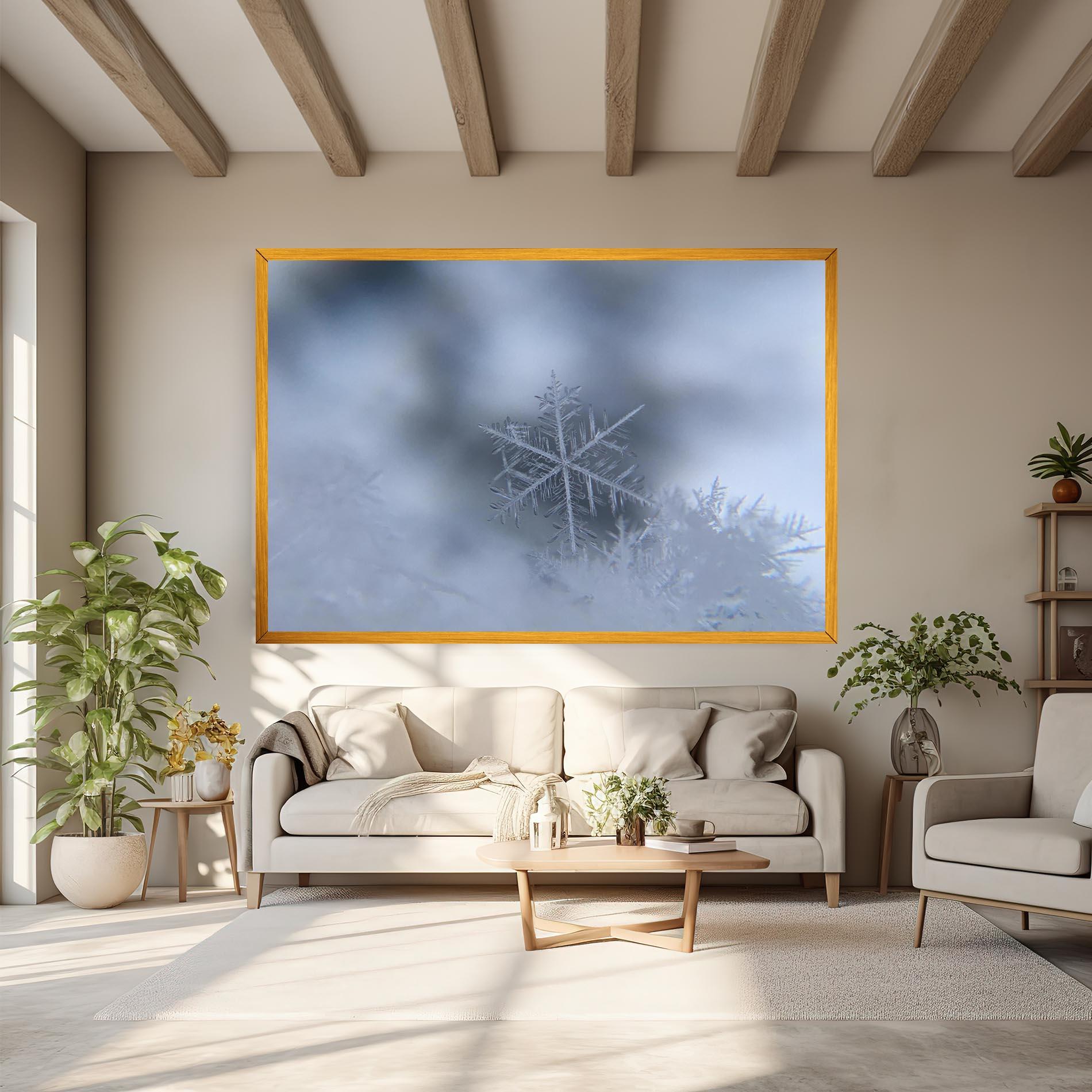 Tablou Canvas Pretty Snowflake mockup 6