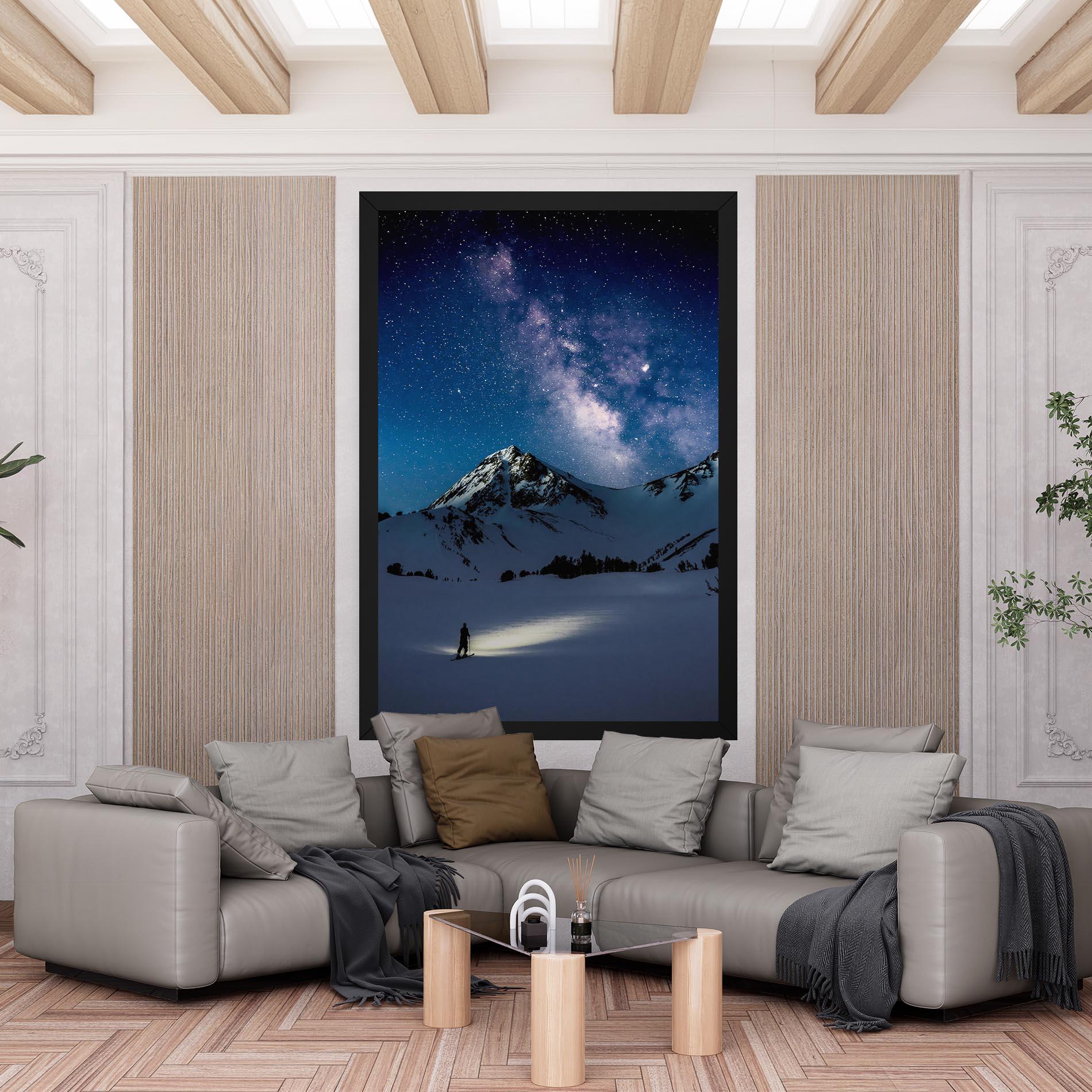 Tablou Canvas Pretty Sky Winter mockup 6