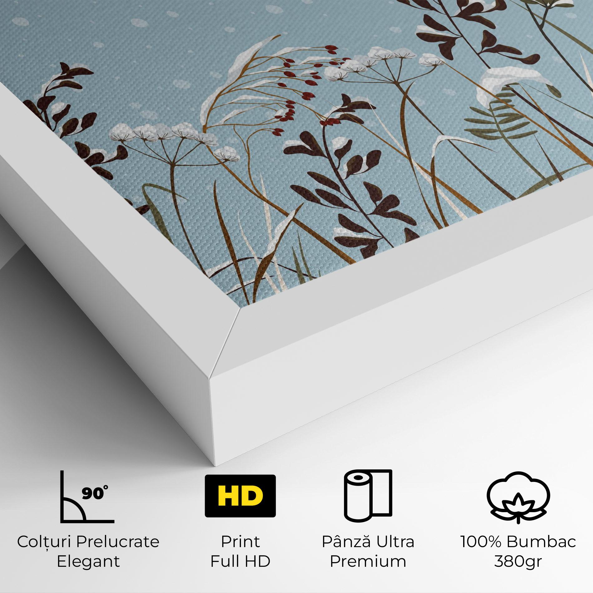Tablou Canvas Snow Plants mockup 4