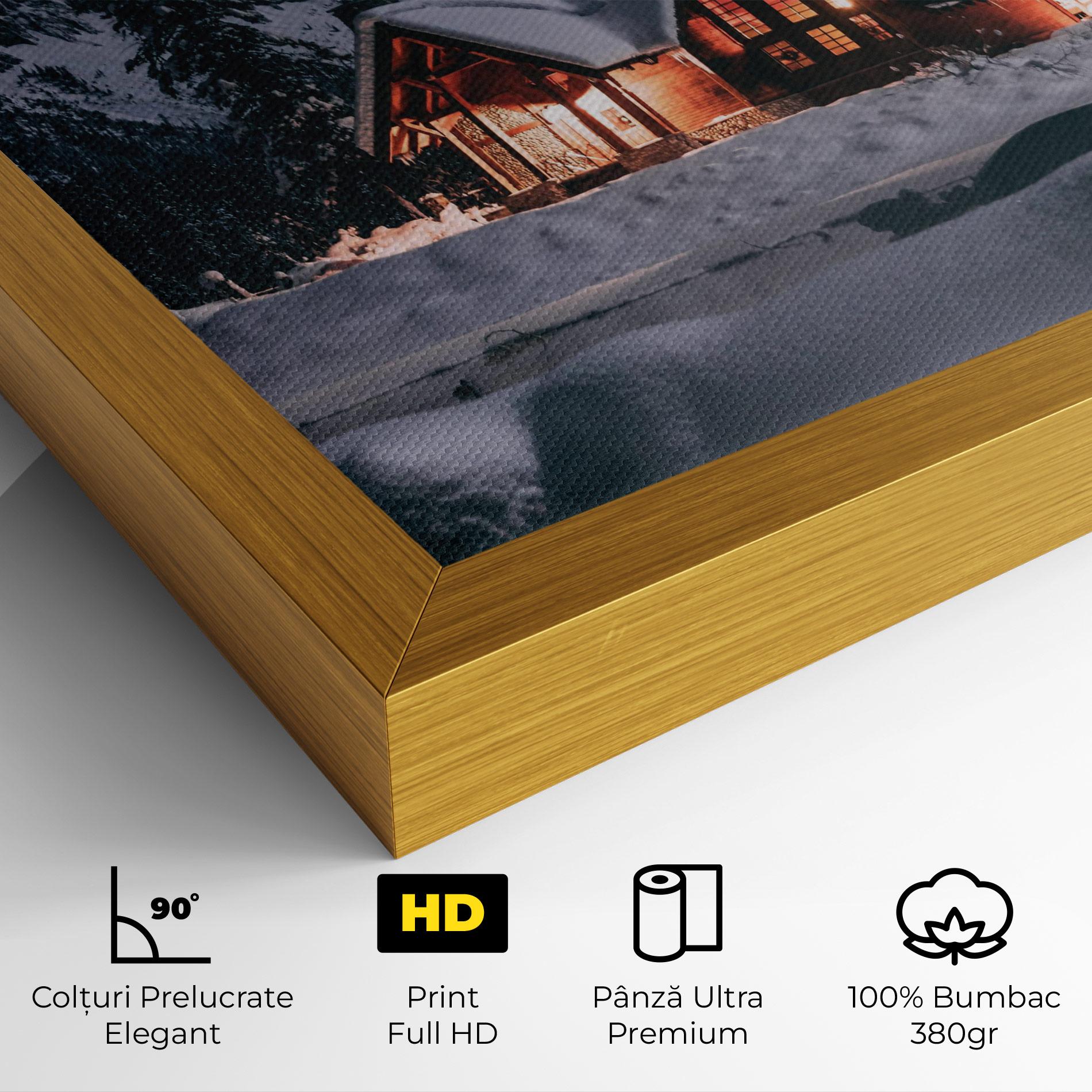Tablou Canvas Winter House mockup 4
