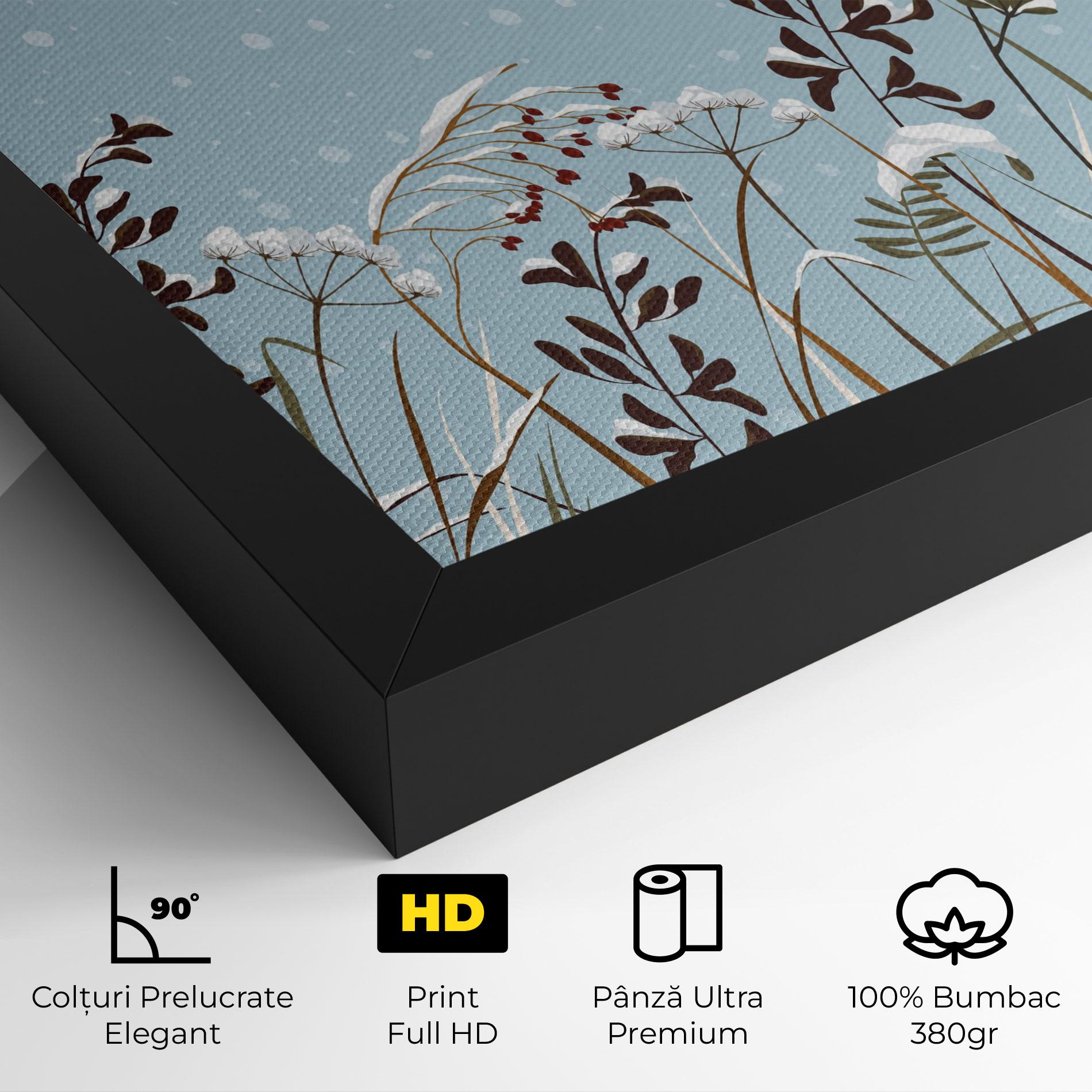 Tablou Canvas Snow Plants mockup 4