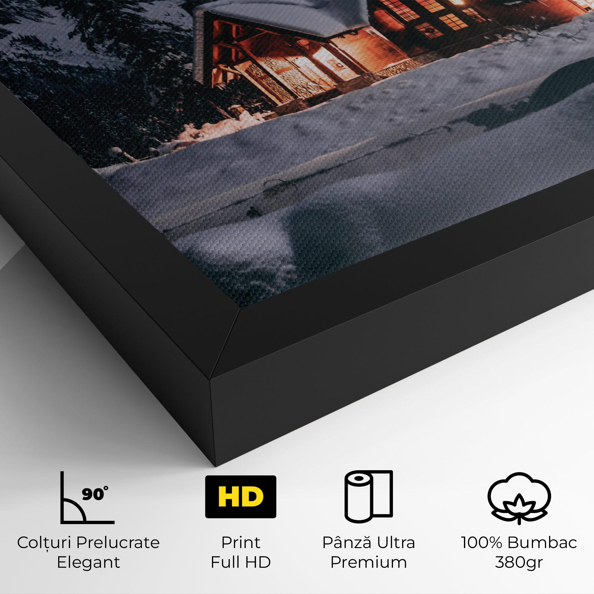 Tablou Canvas Winter House mockup 4