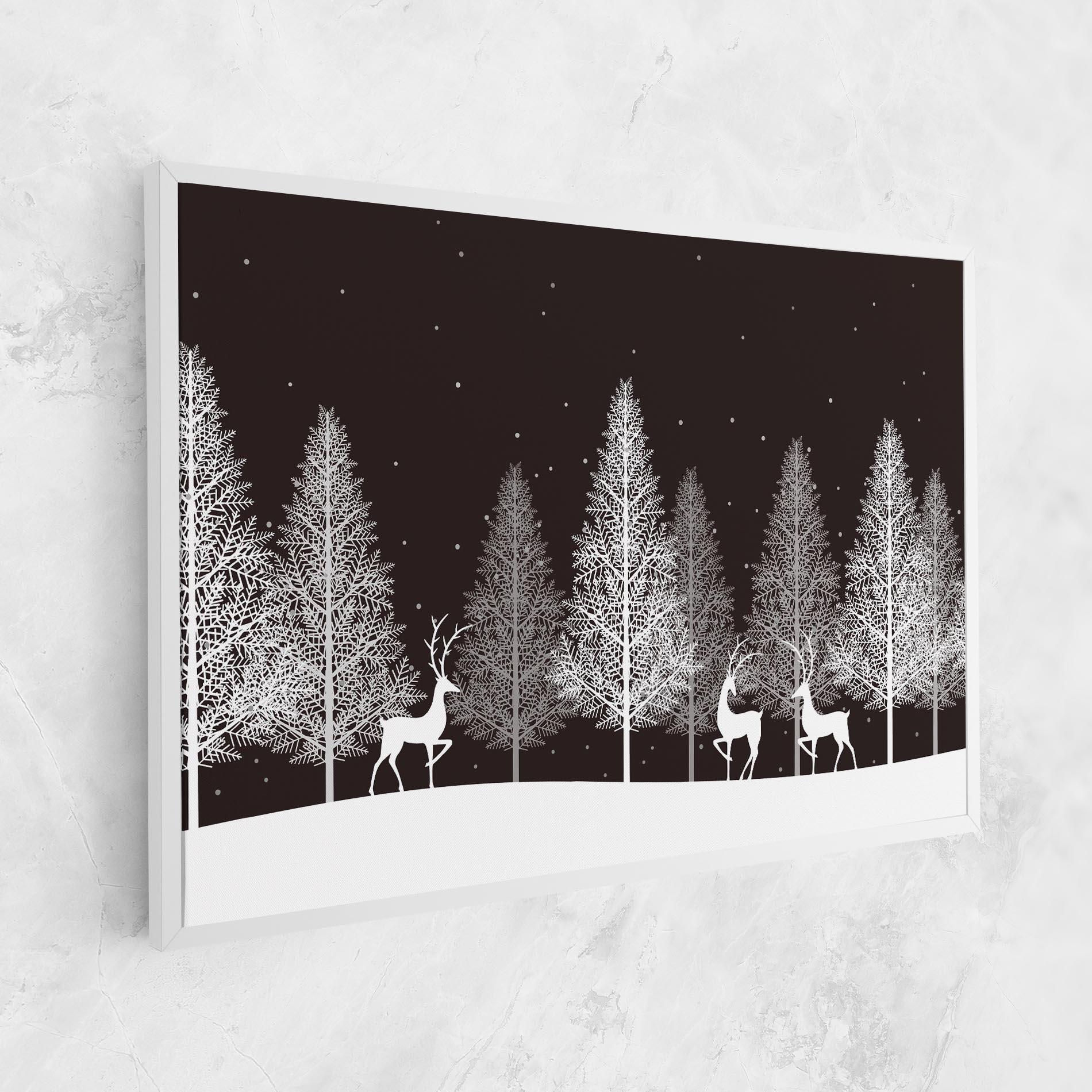 Tablou Canvas Brown Sky Winter mockup 1