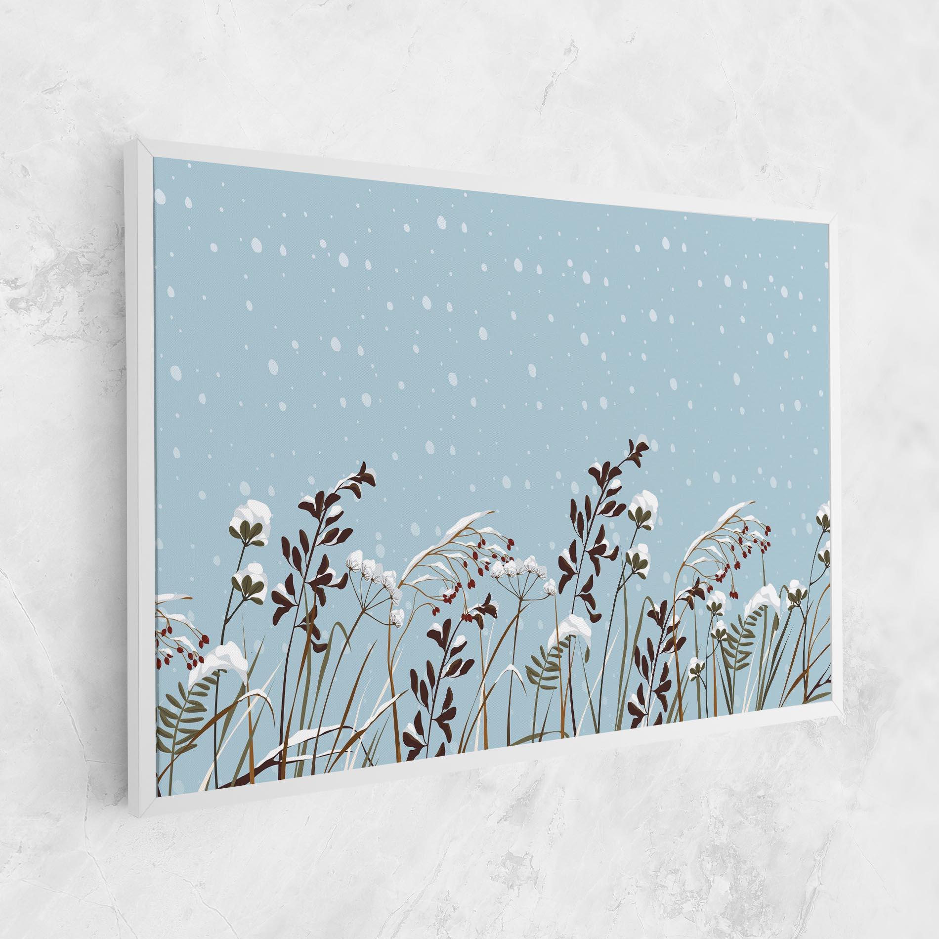 Tablou Canvas Snow Plants mockup 1