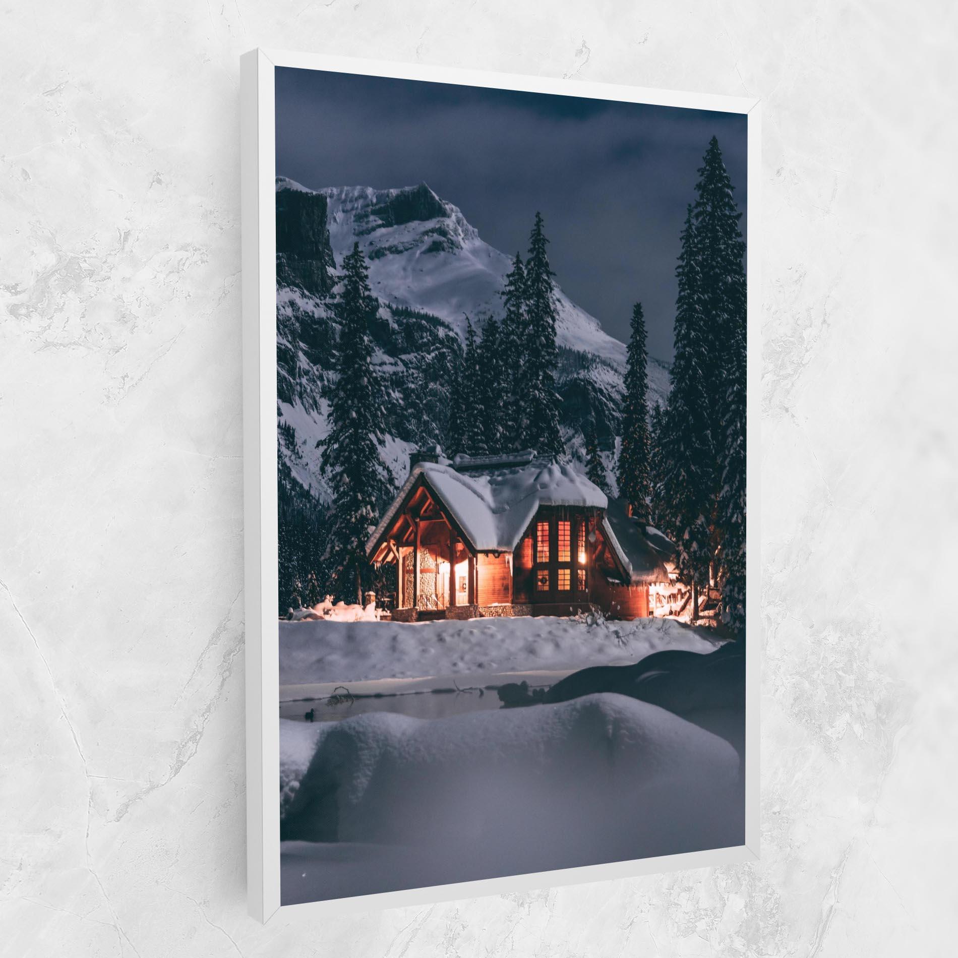 Tablou Canvas Winter House mockup 1