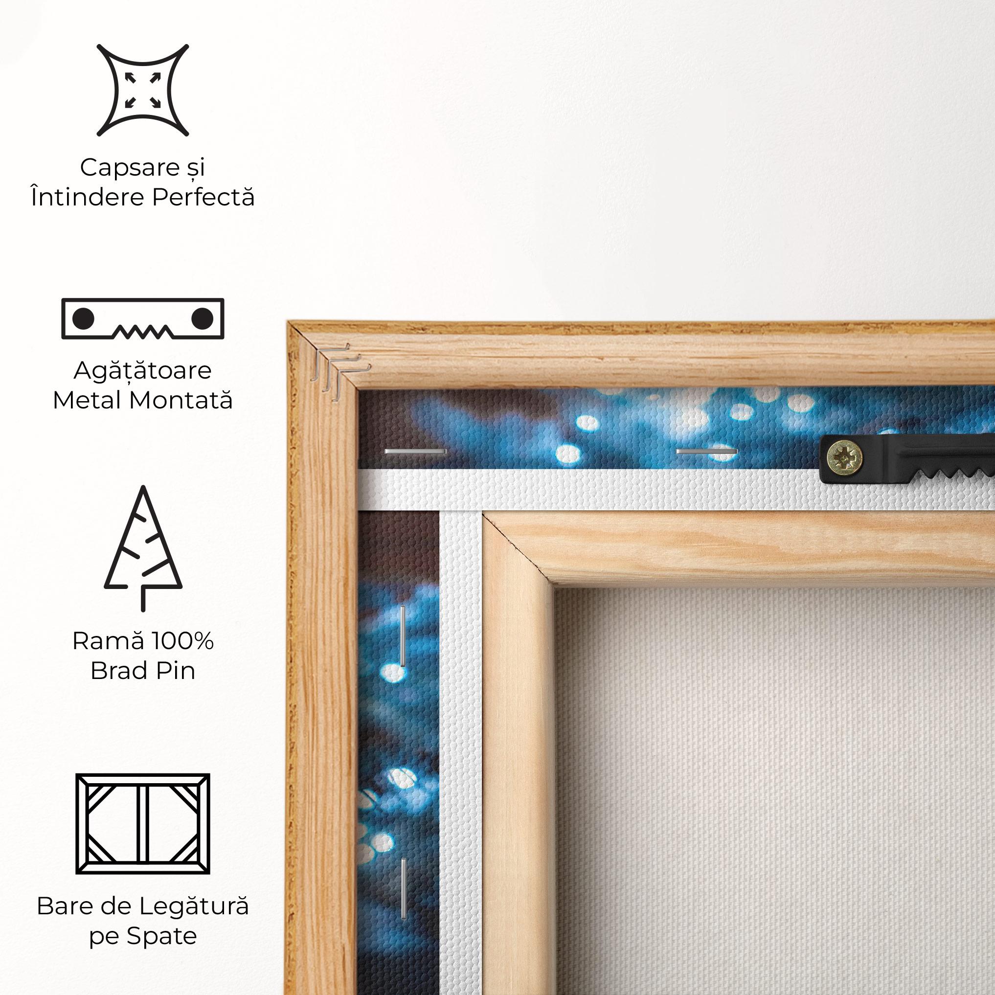 Tablou Canvas Blue Christmas Tree mockup 5