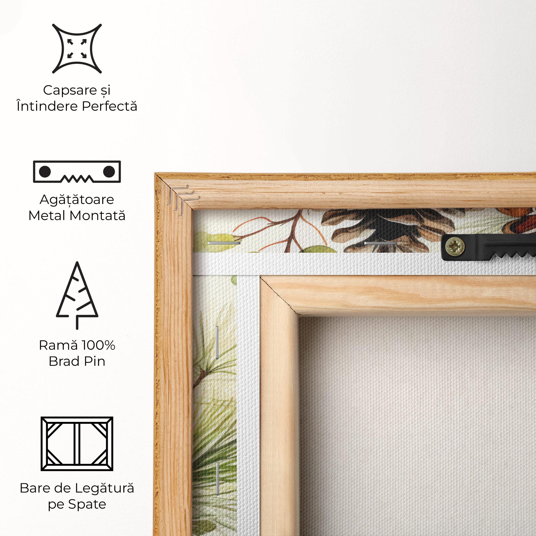 Tablou Canvas Brown Cones mockup 5