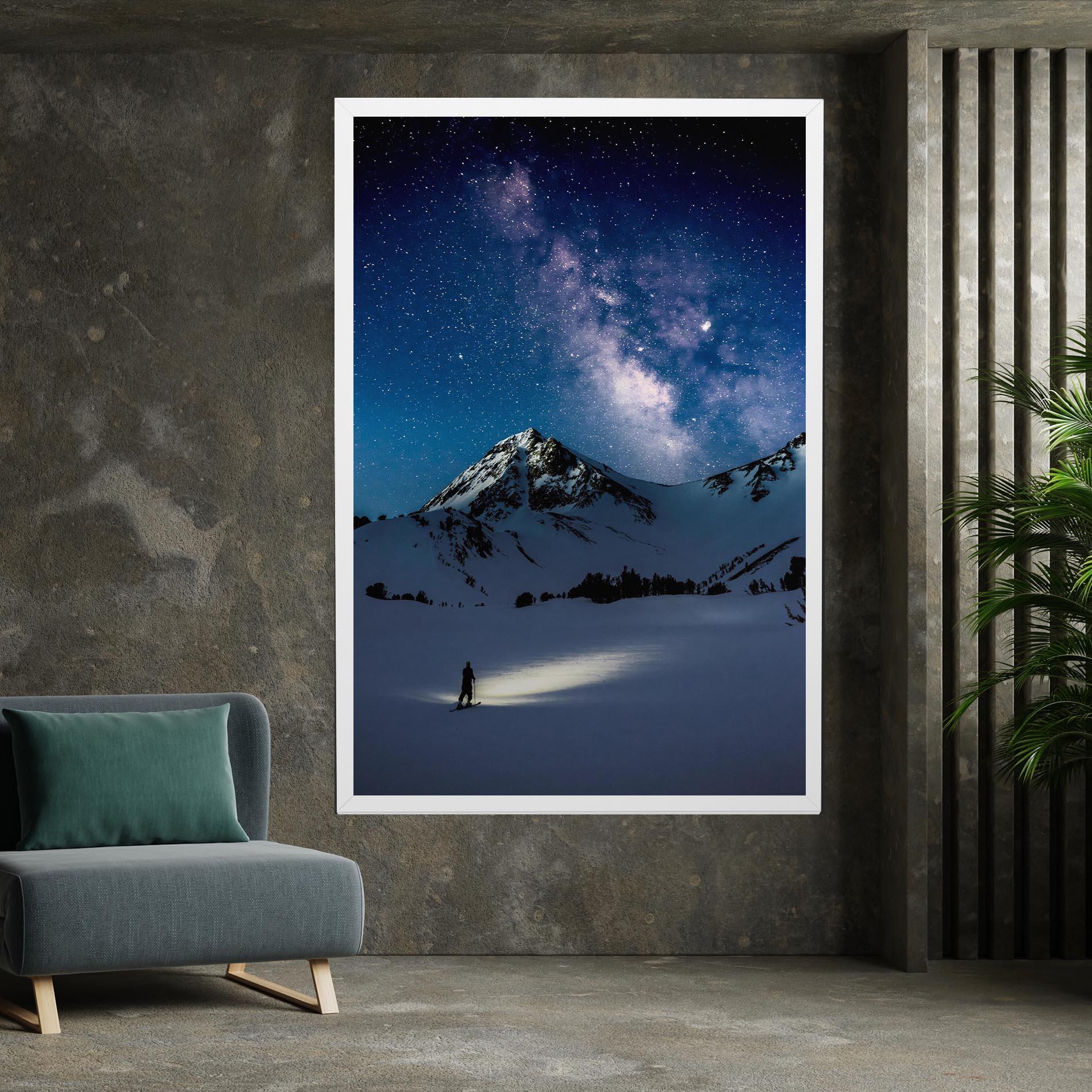 Tablou Canvas Pretty Sky Winter mockup 7