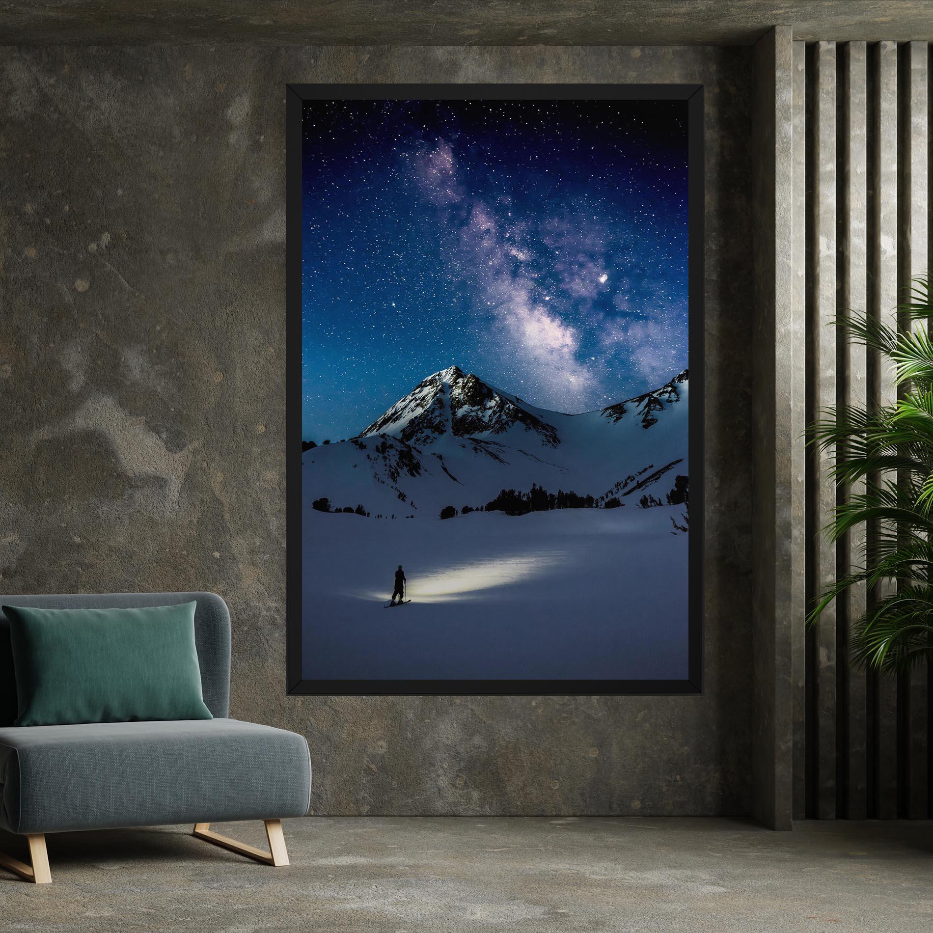 Tablou Canvas Pretty Sky Winter mockup 7