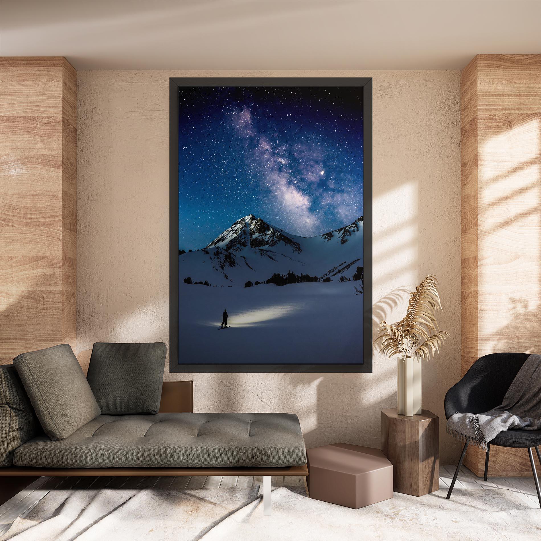 Tablou Canvas Pretty Sky Winter mockup 8