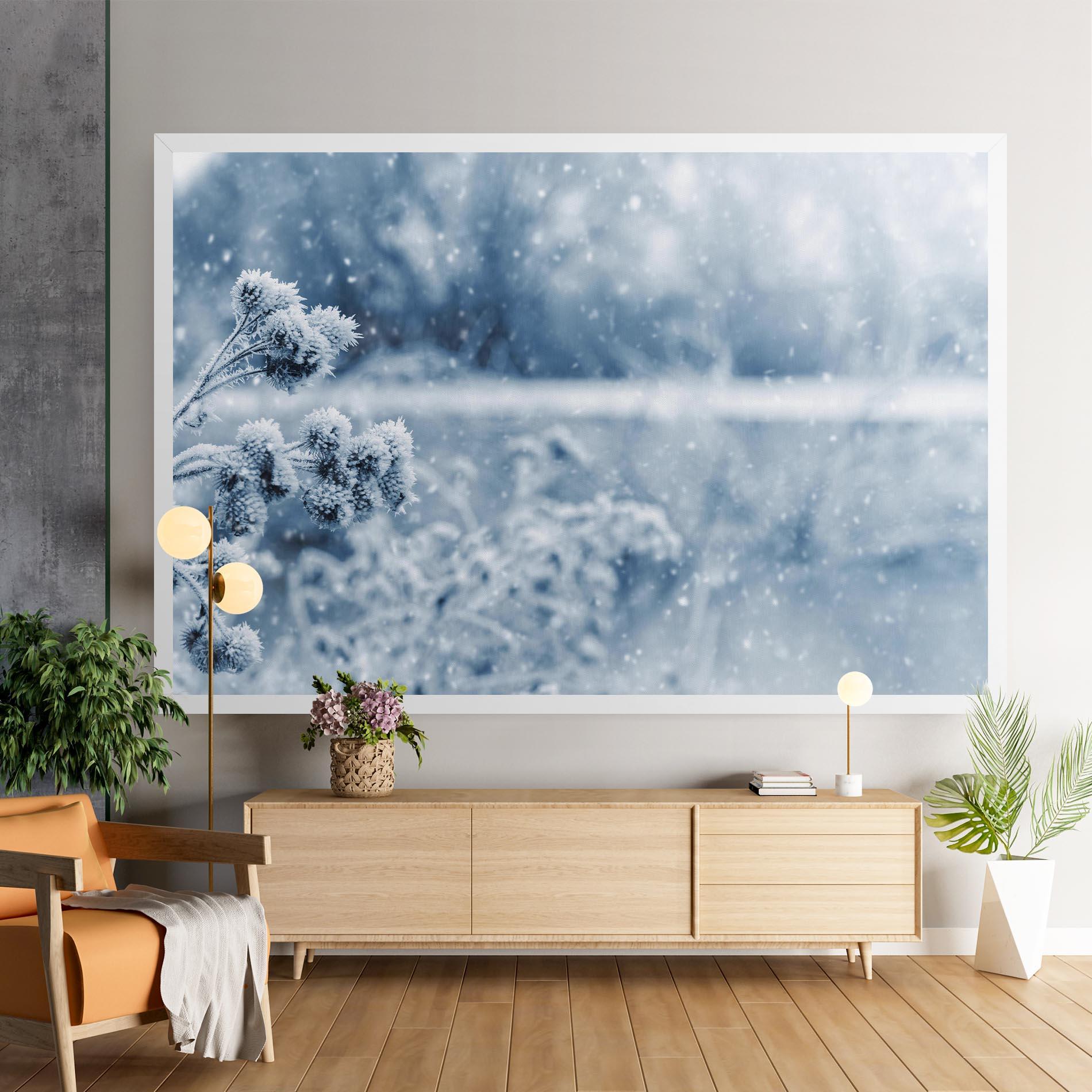 Tablou Canvas Pretty Winter Plants mockup 9
