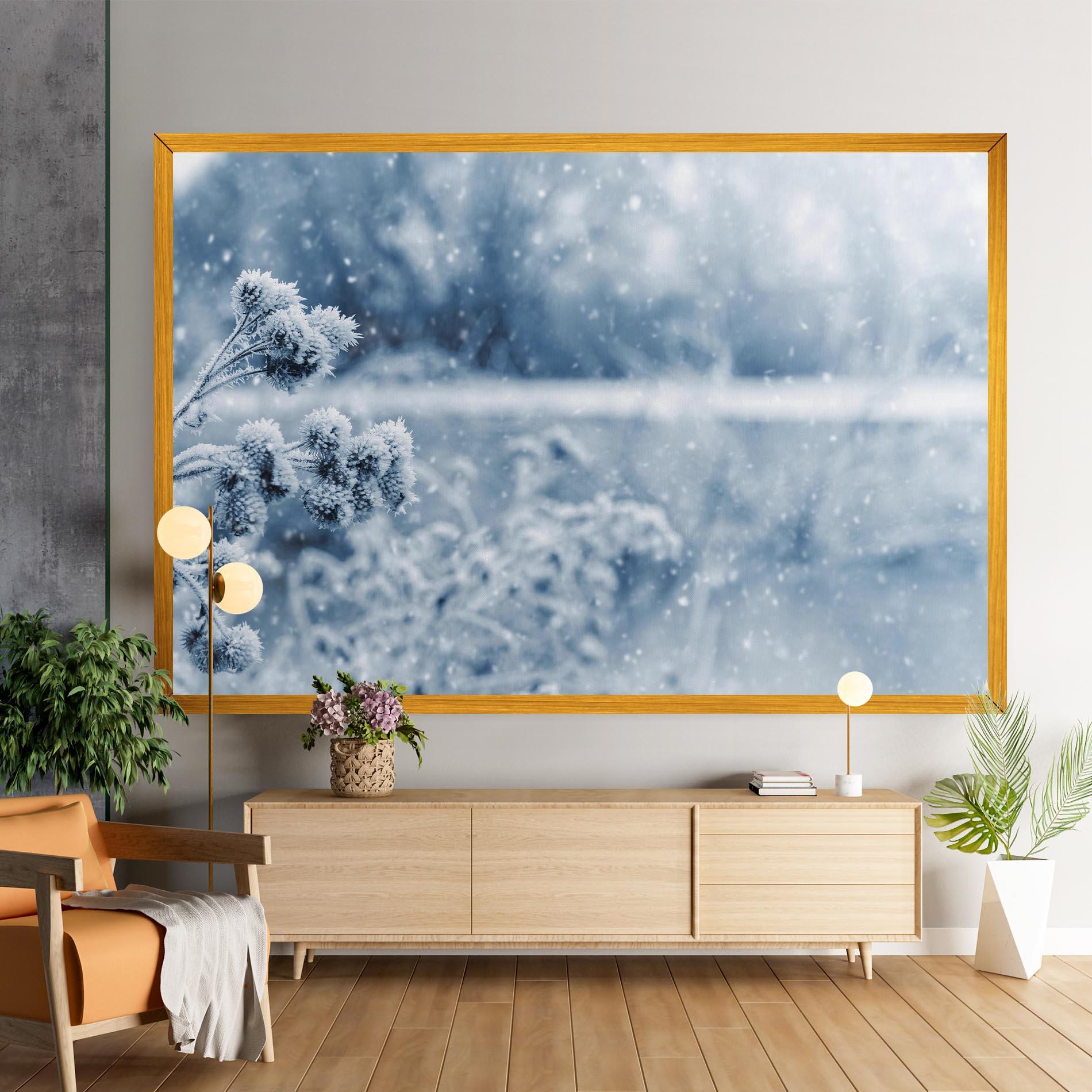 Tablou Canvas Pretty Winter Plants mockup 9