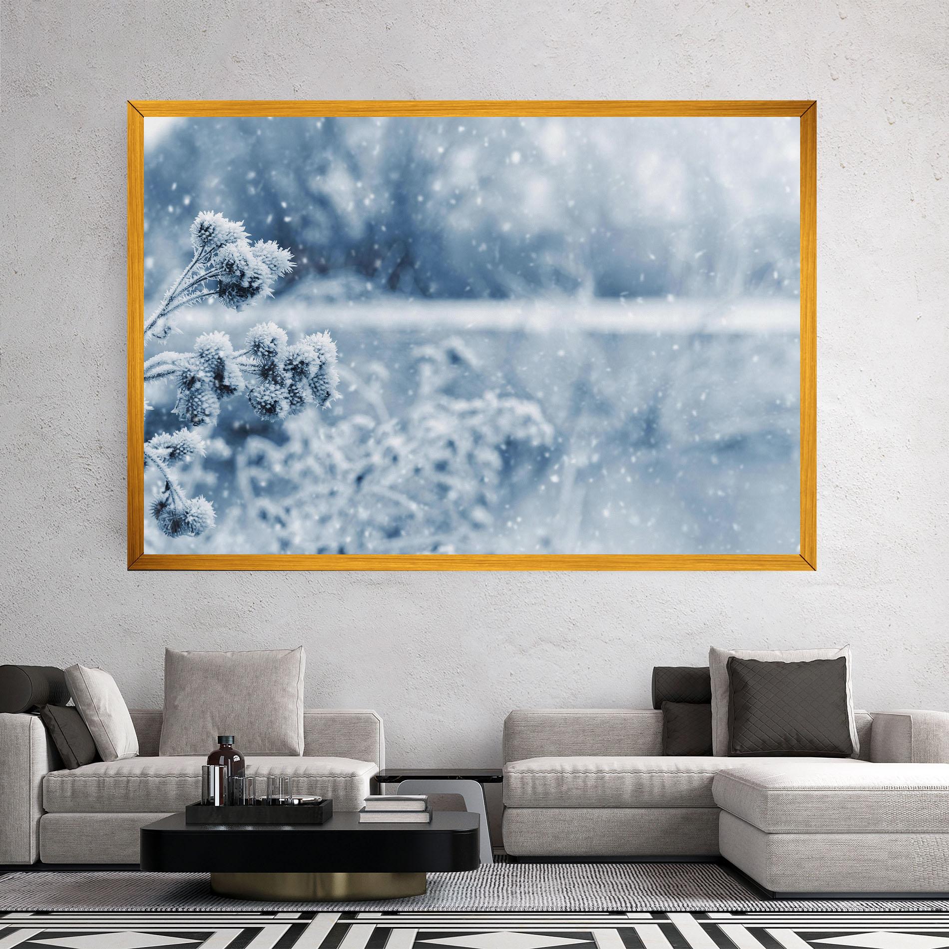 Tablou Canvas Pretty Winter Plants mockup 2