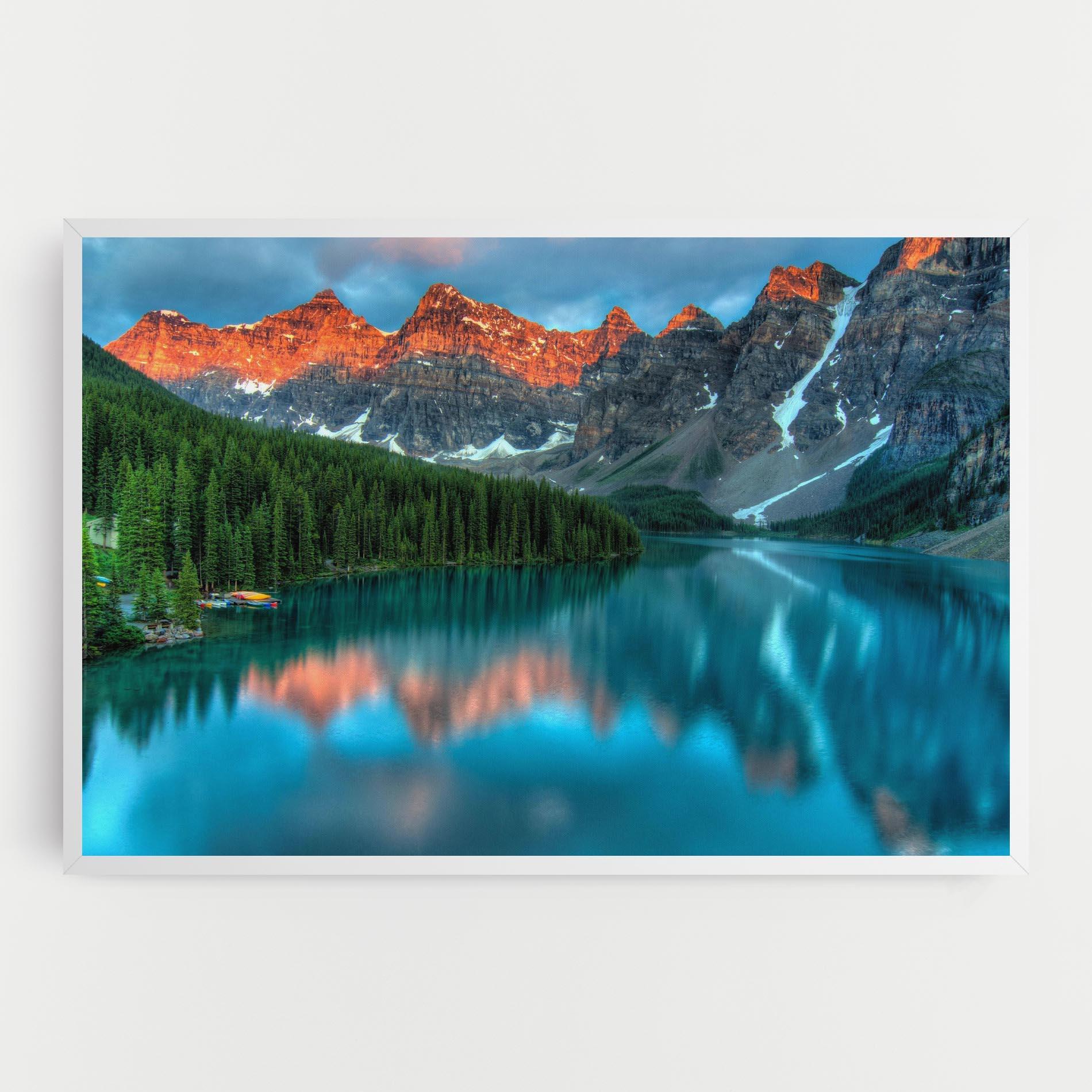 Tablou Canvas Beautiful Blue Lake mockup 0
