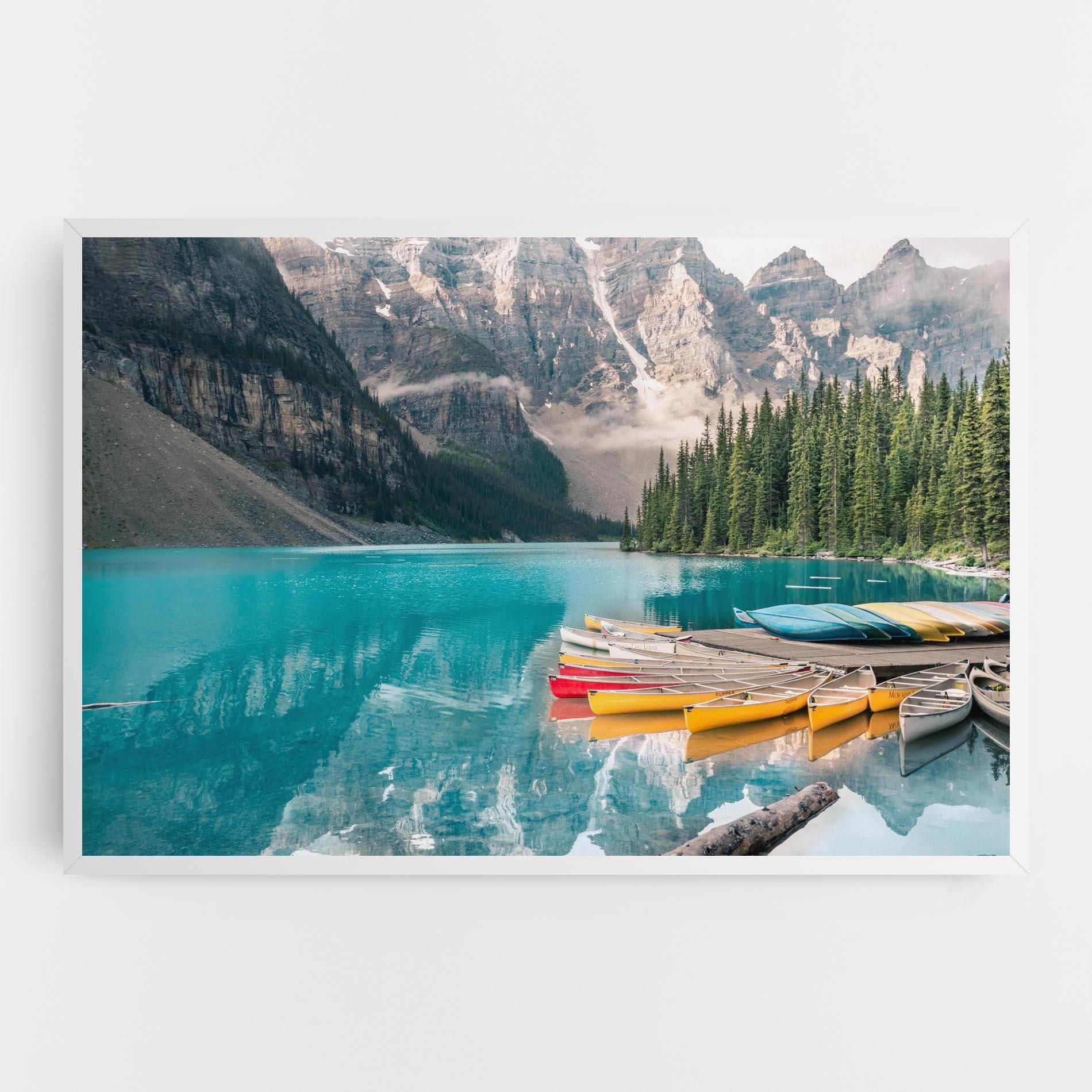 Tablou Canvas Beautiful Moraine Lake mockup 0