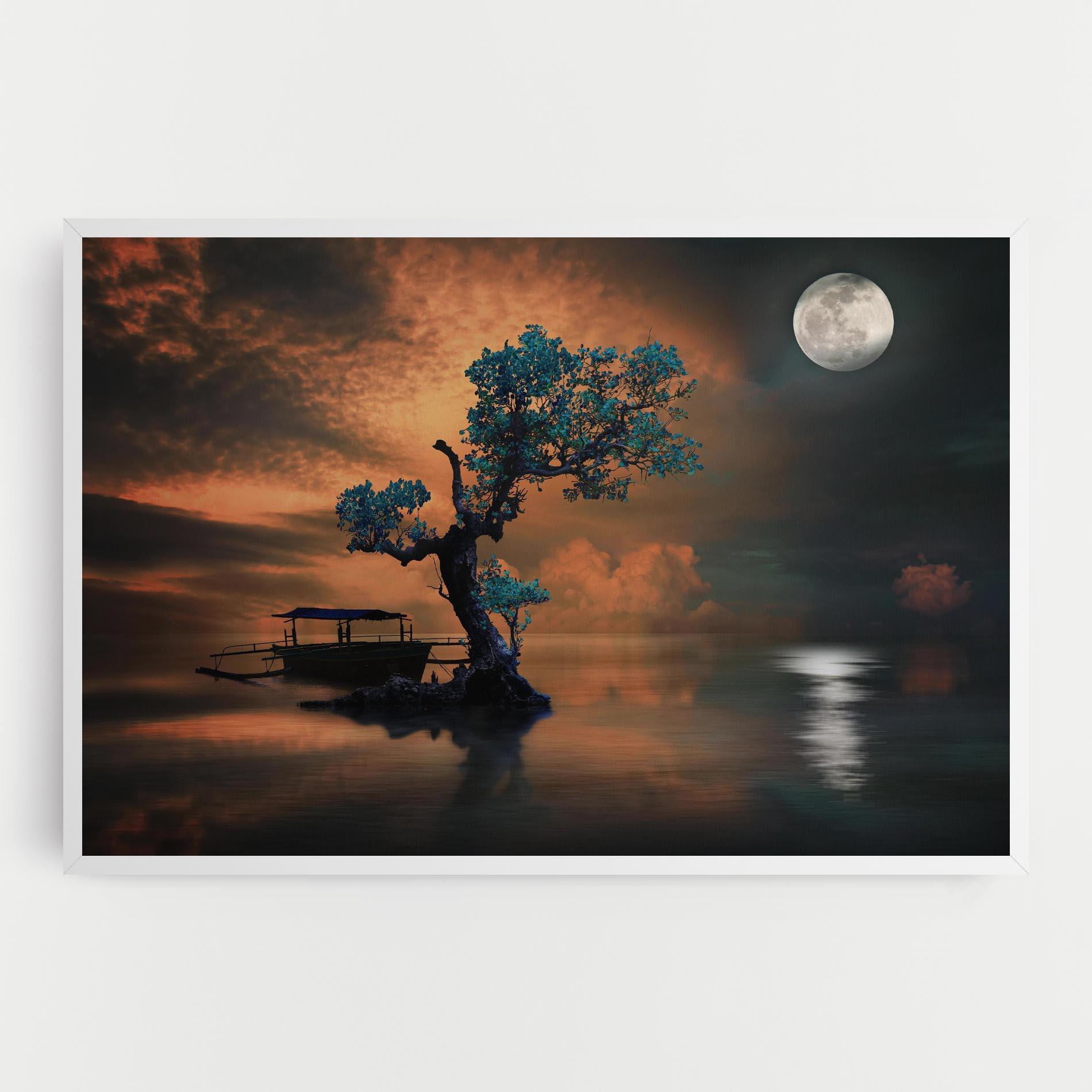 Tablou Canvas Blue Tree mockup 0