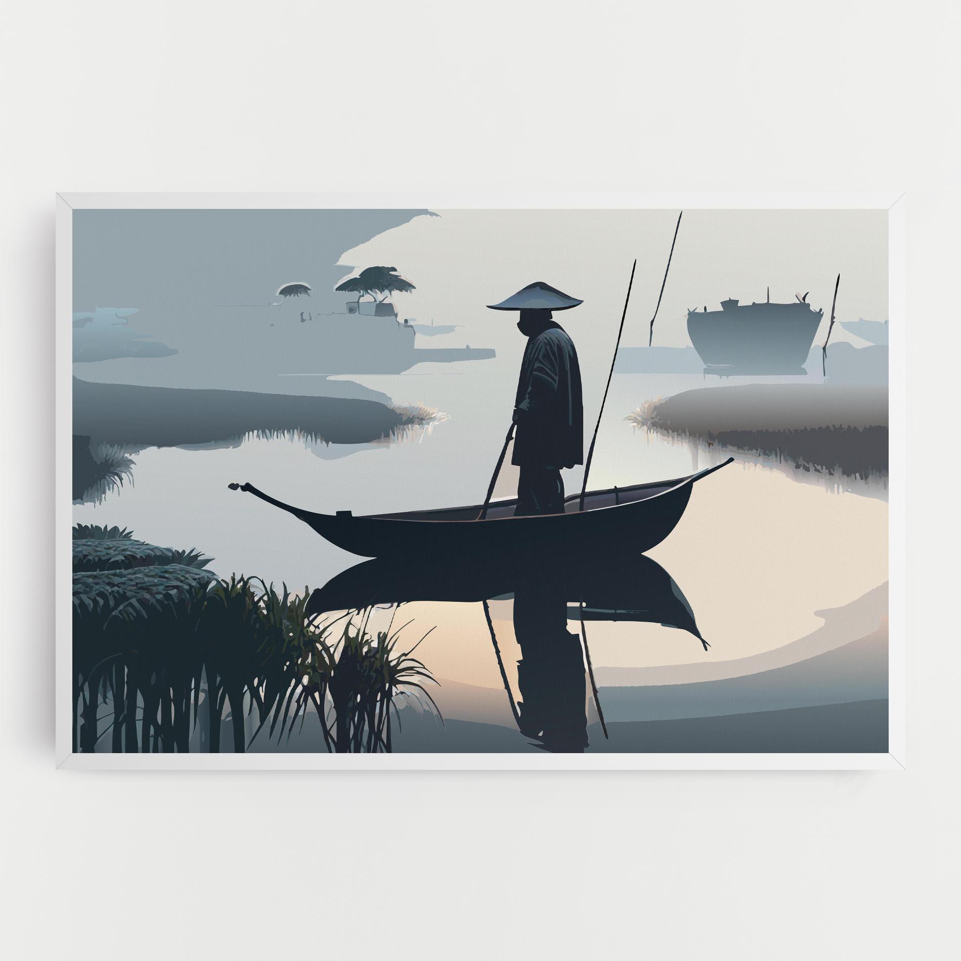 Tablou Canvas Japan Fisherman mockup 0