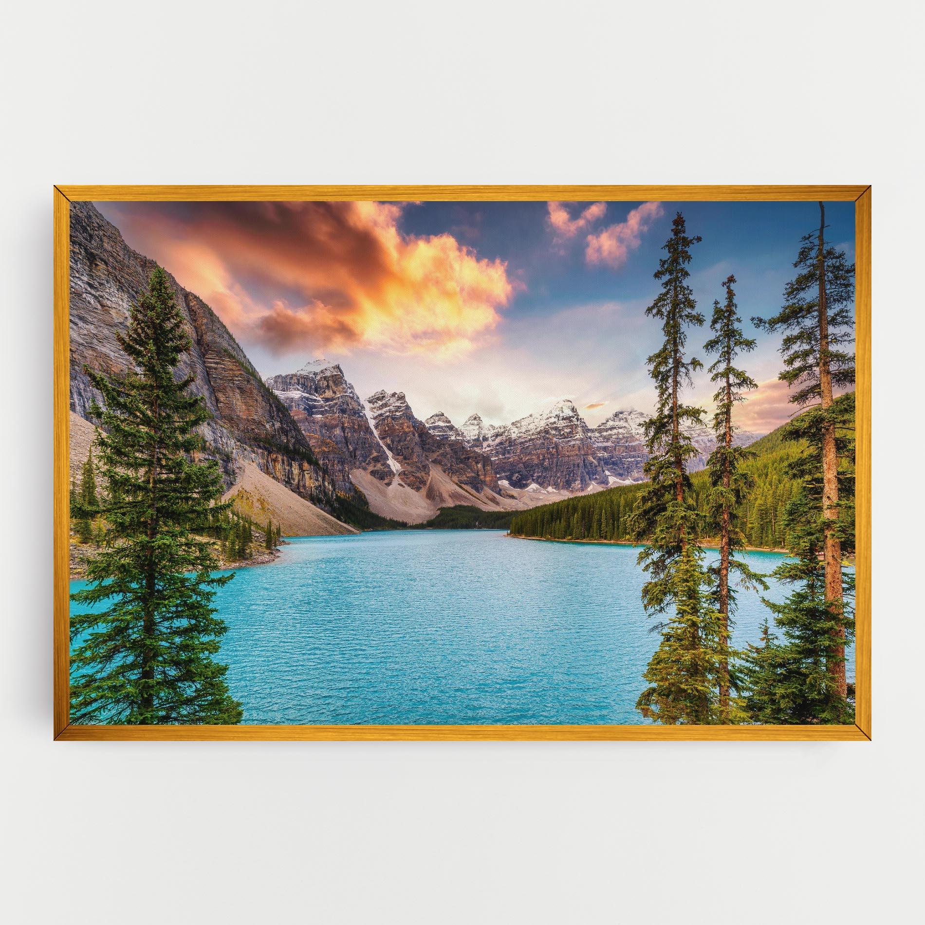 Tablou Canvas Blue Magic Lake mockup 0