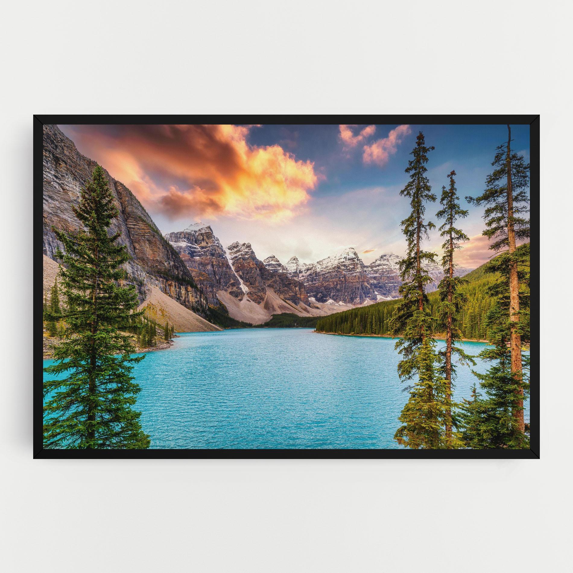 Tablou Canvas Blue Magic Lake mockup 0