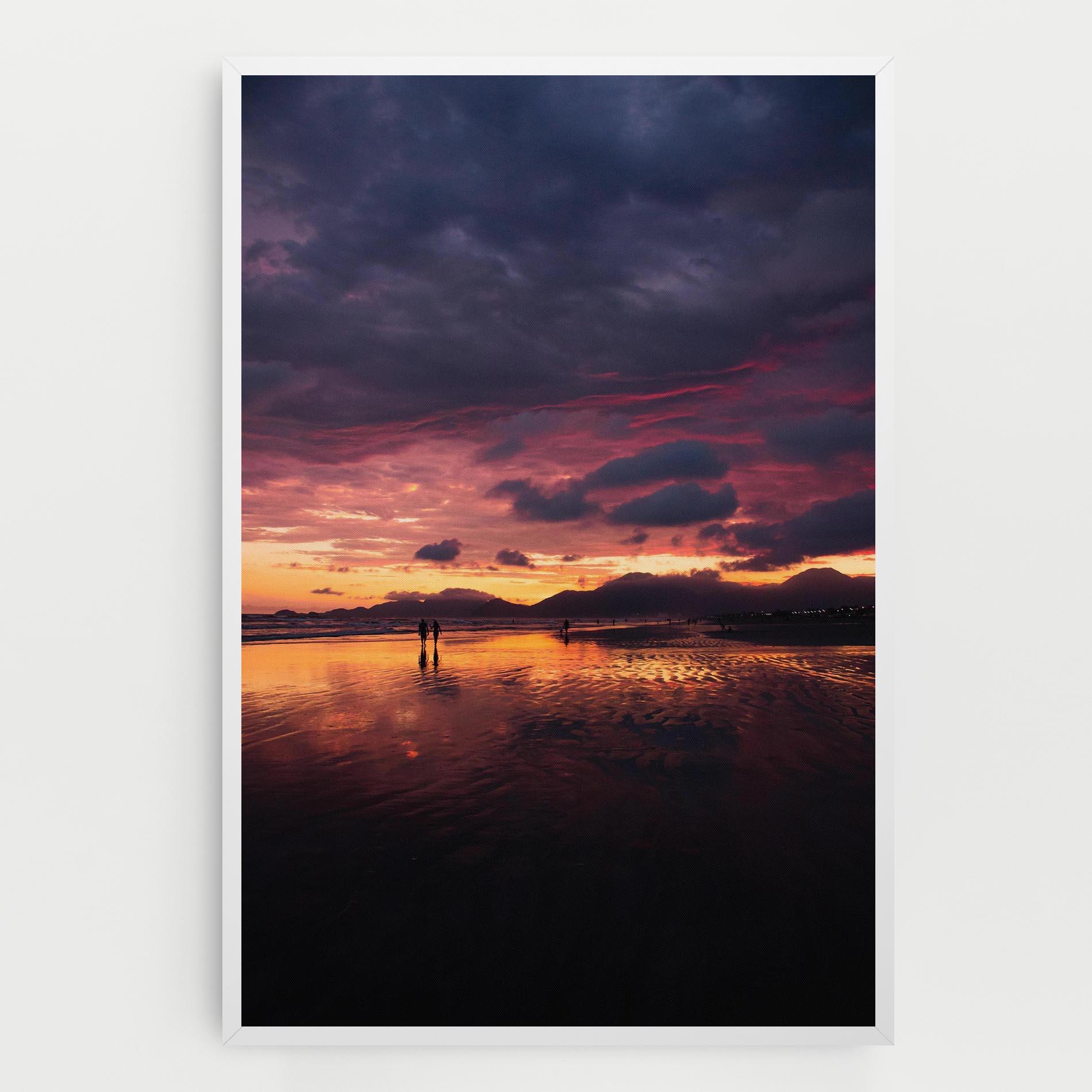 Tablou Canvas Beach At Sunset mockup 0