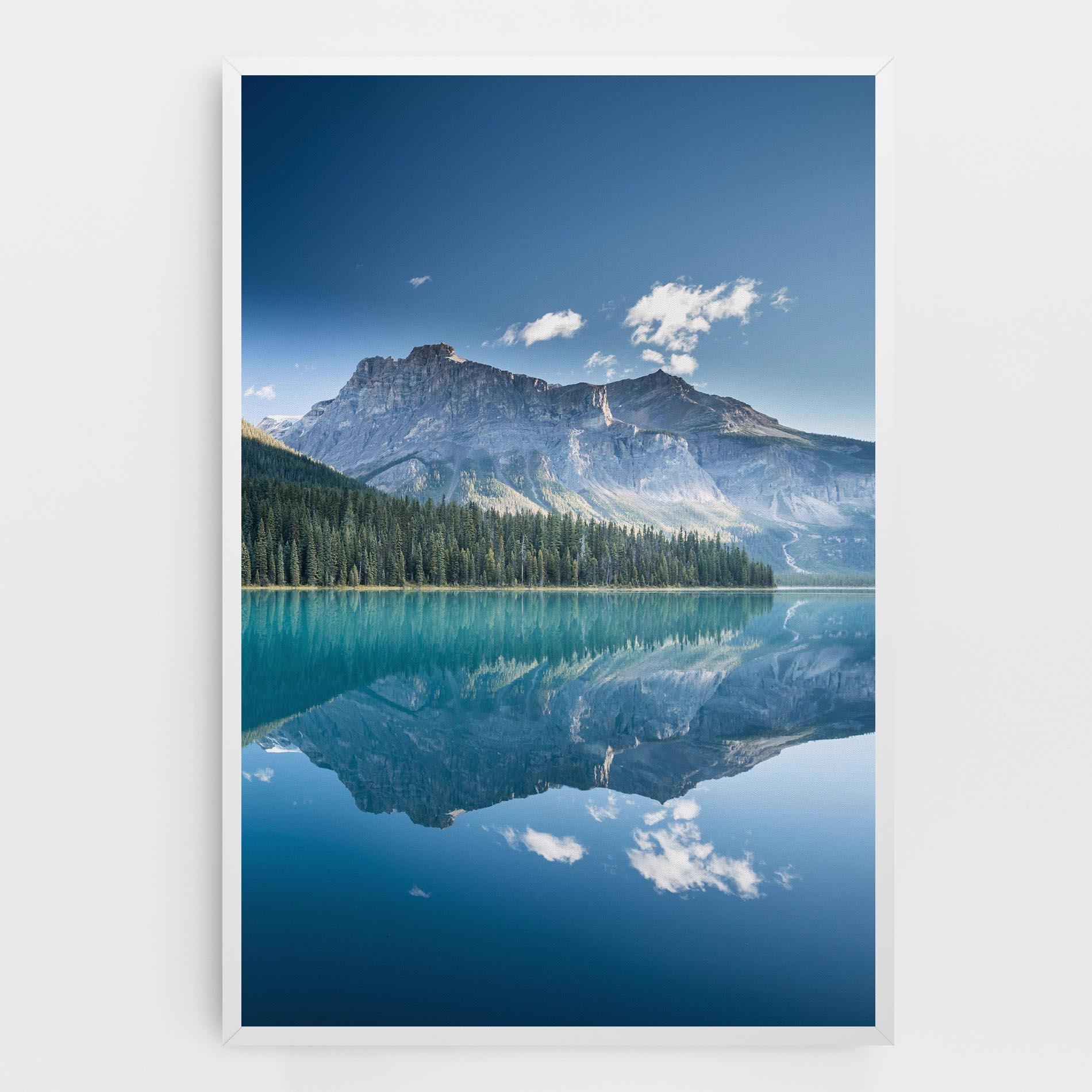 Tablou Canvas Blue Mountain Lake mockup 0